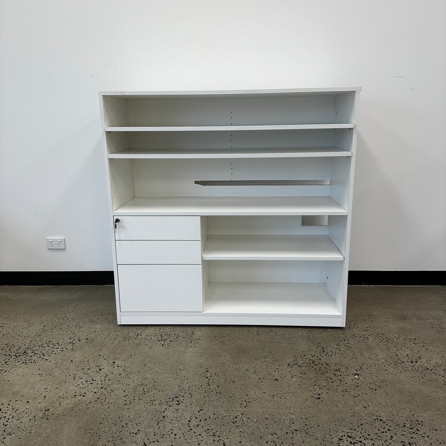 Office Shelving Unit Filing Cabinet White