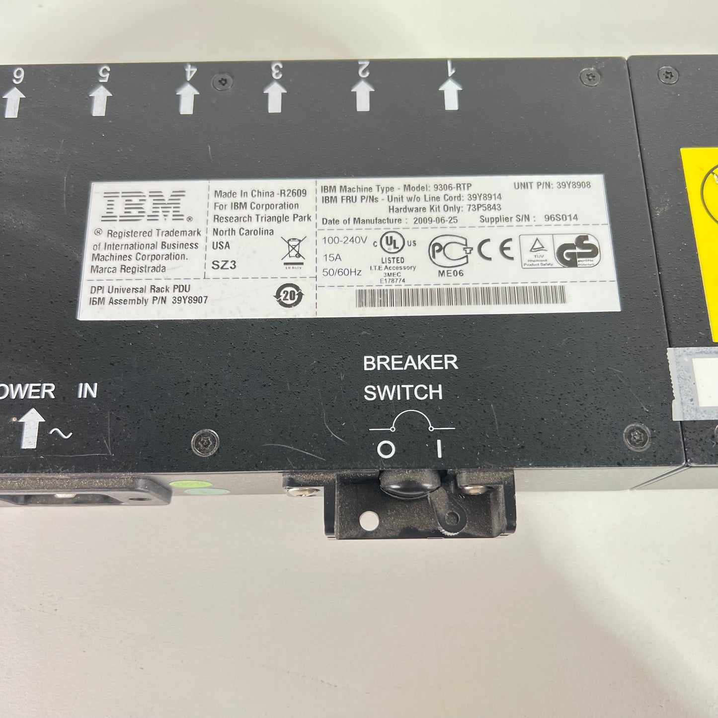 IBM Power Distribution Unit (PDU) 9306-RTP