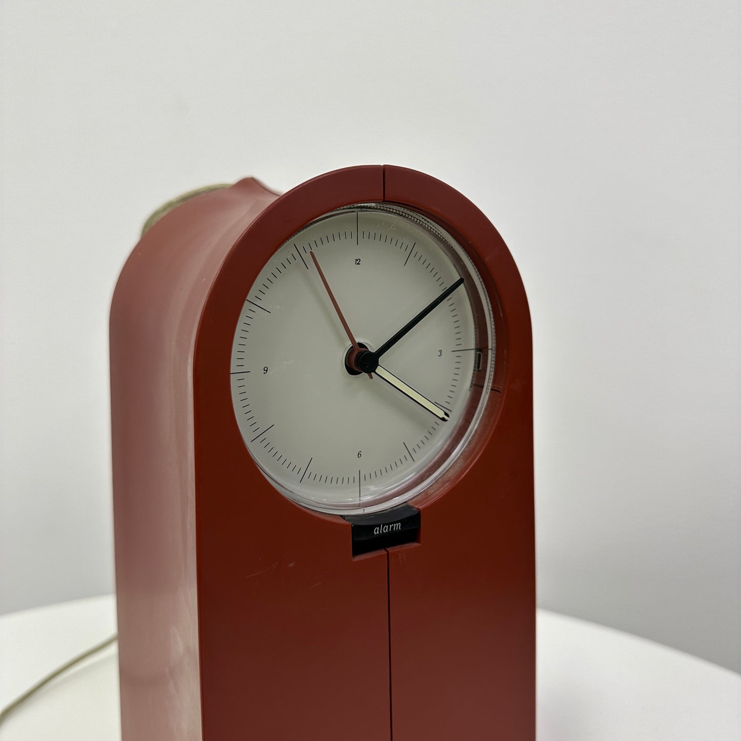 THOMSON for ALESSI Radio Clock Coo Coo by Philippe Starck Rust Brown