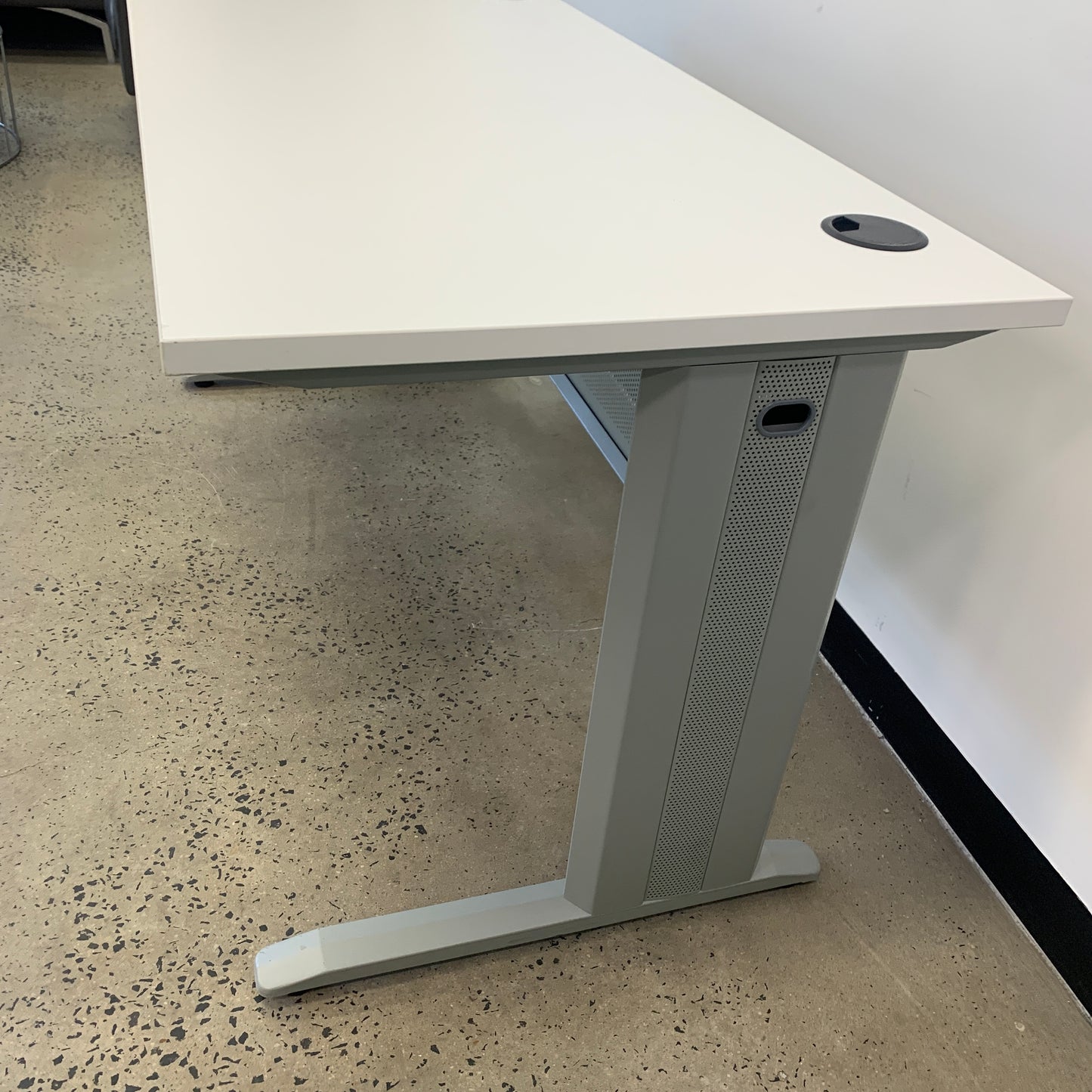 J Burrows Matrix Straight Office Desk White