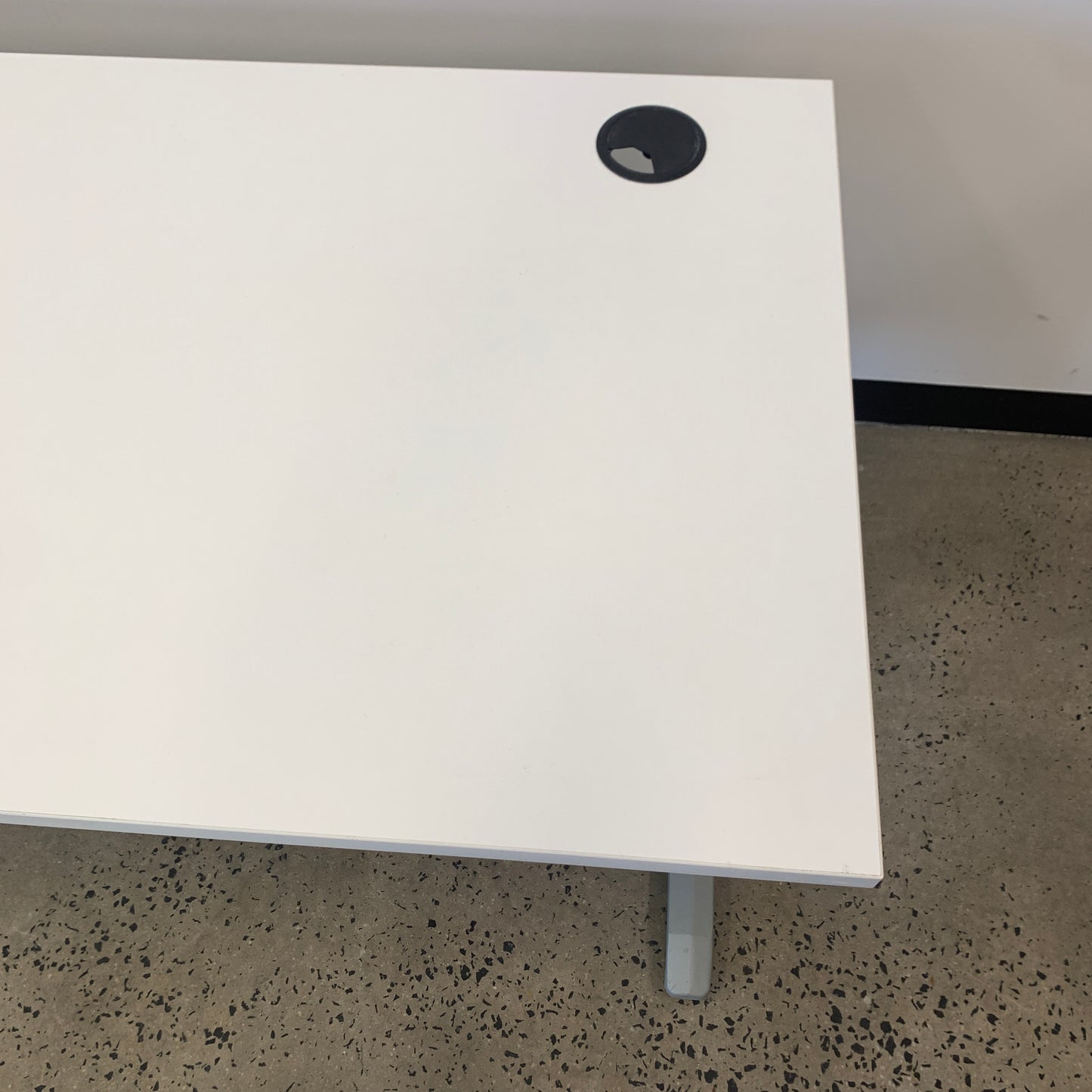 J Burrows Matrix Straight Office Desk White