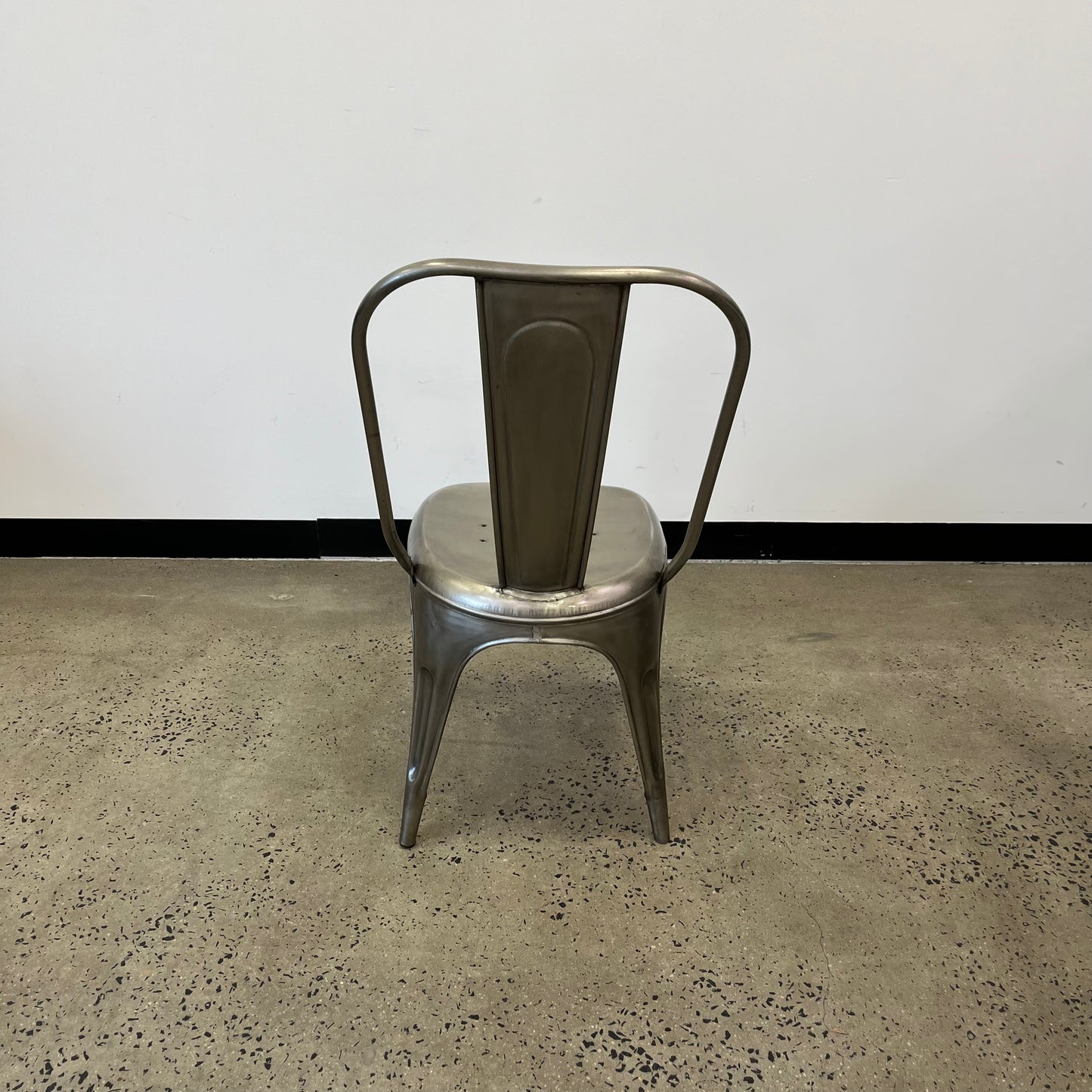 Bistro Stacking Chairs Silver