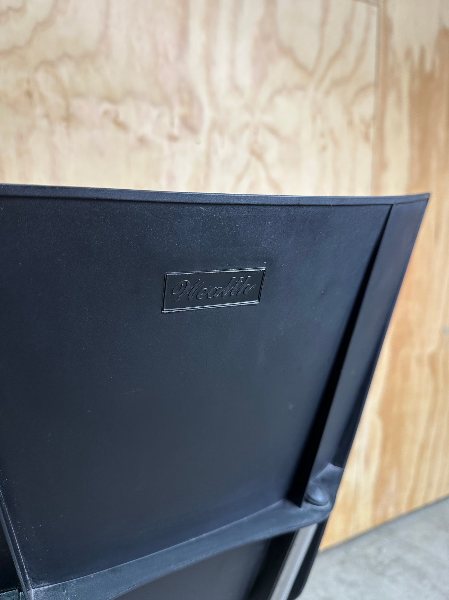Wealth Visitor Chair in Black with Chrome Legs