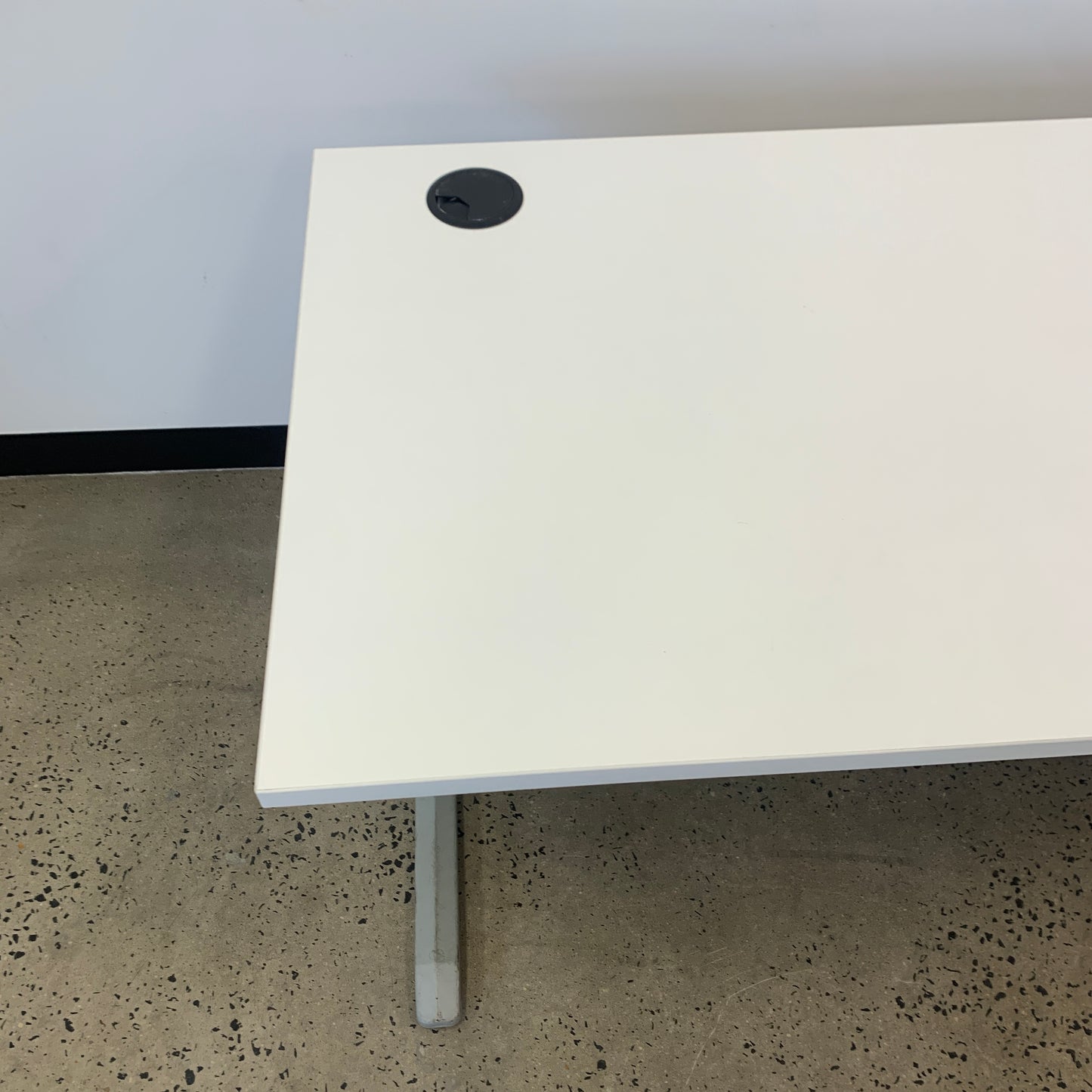 J Burrows Matrix Straight Office Desk White