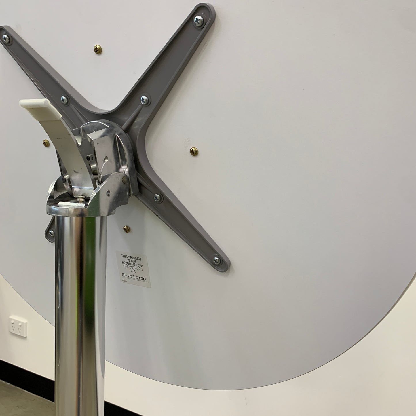 Sebel Tall Flip Table White