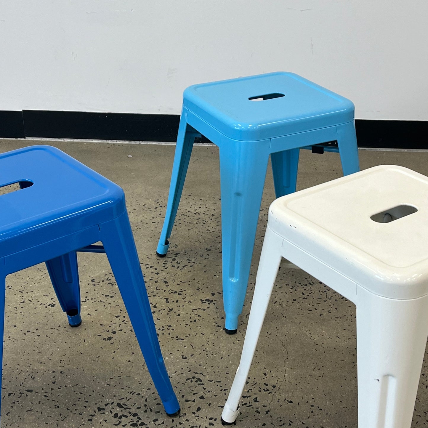 Replica Tolix Cafe Metal Stool White