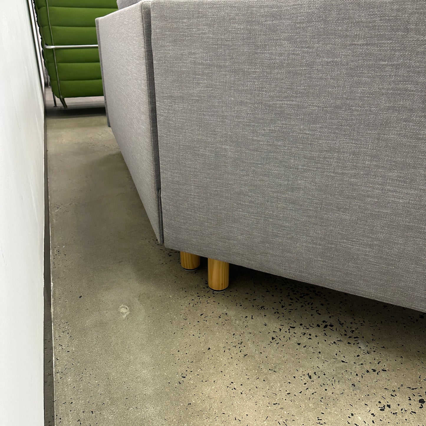 Three Part Modular Corner Couch Light Grey