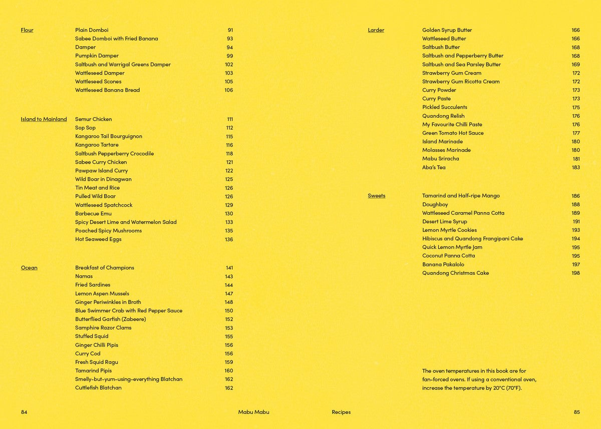 Mabu Mabu Cookbook by Nornie Bero