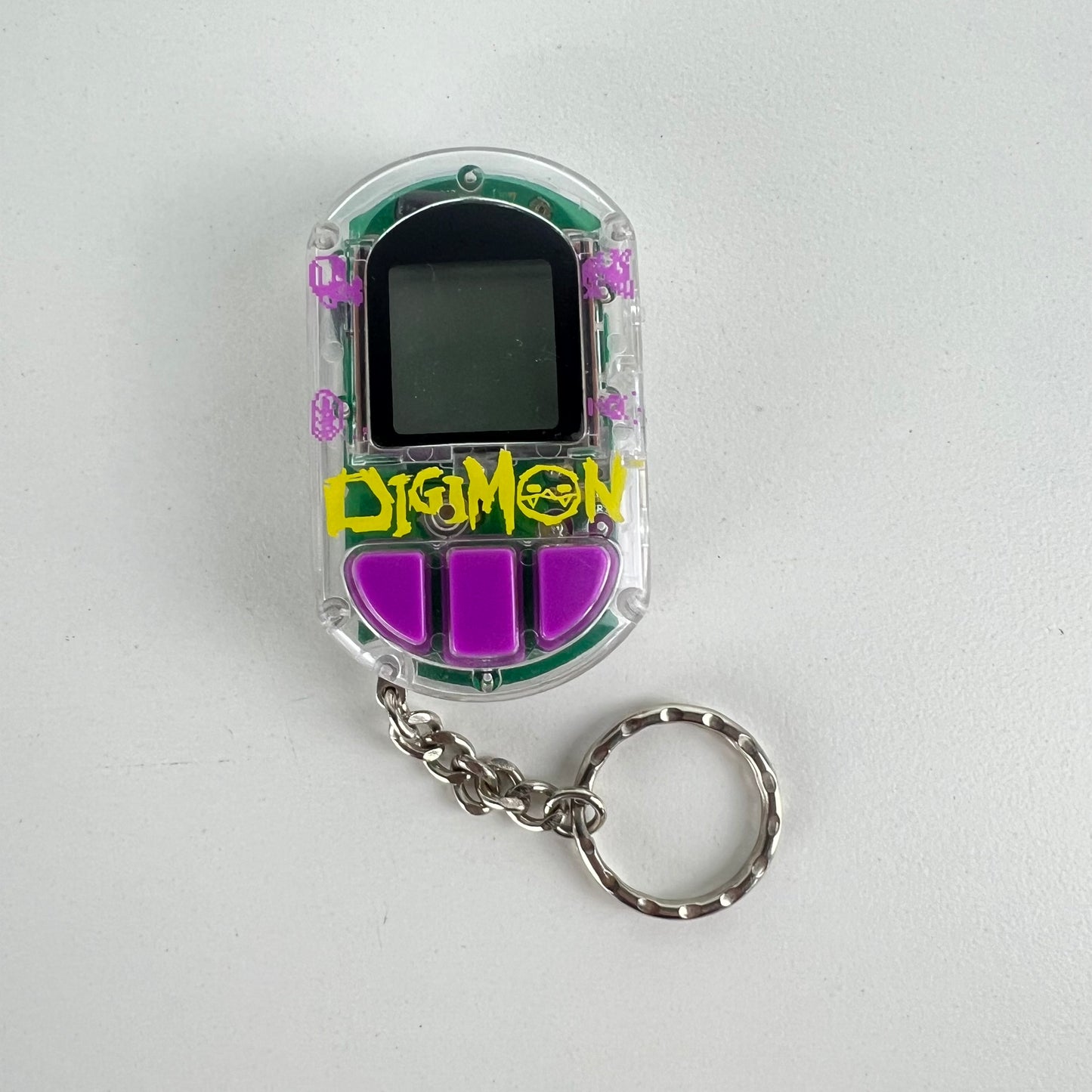 Digimon Tamagotchi Pendulum Cycle Ver.7 (Clear Case / Purple Buttons)