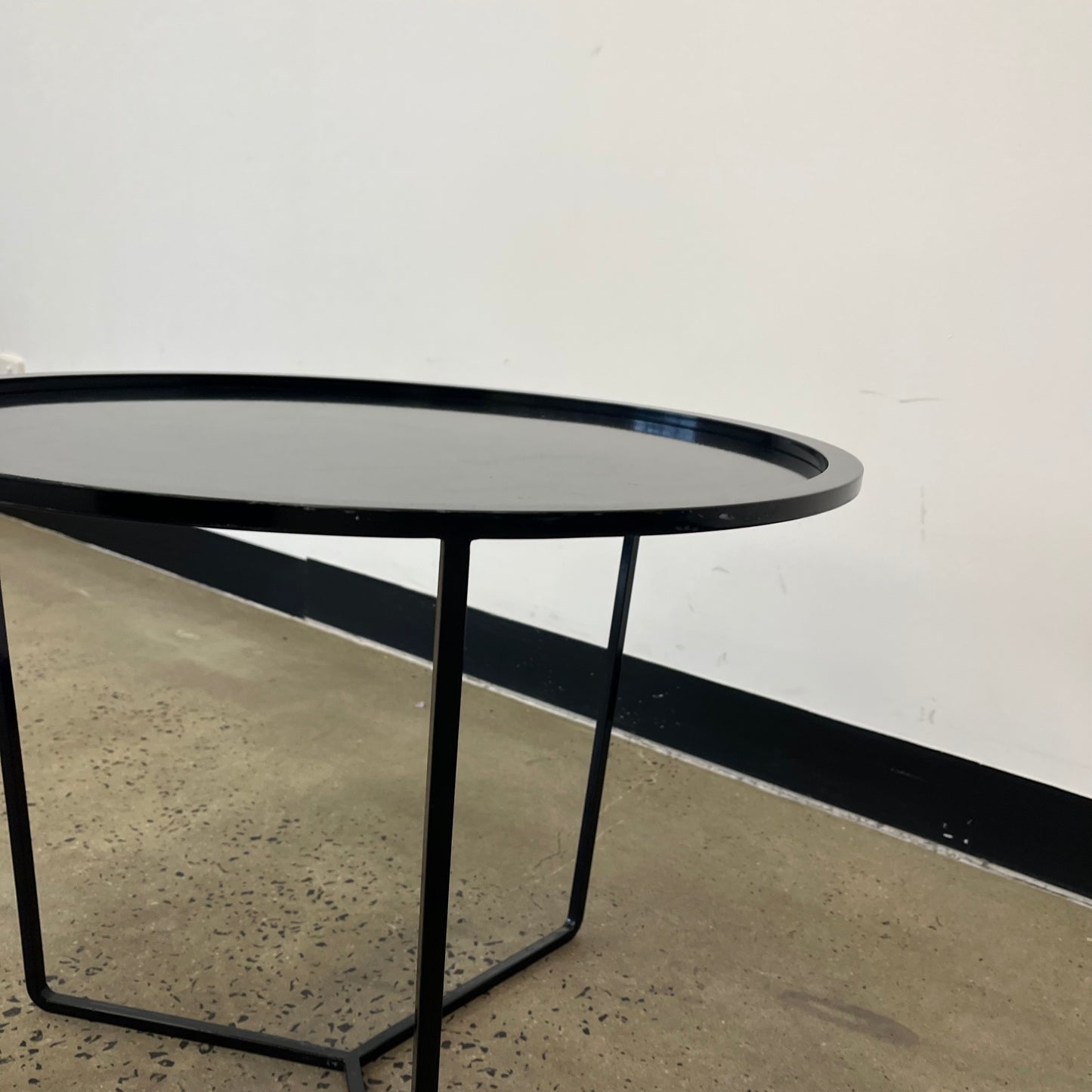 Metal Coffee Table Black
