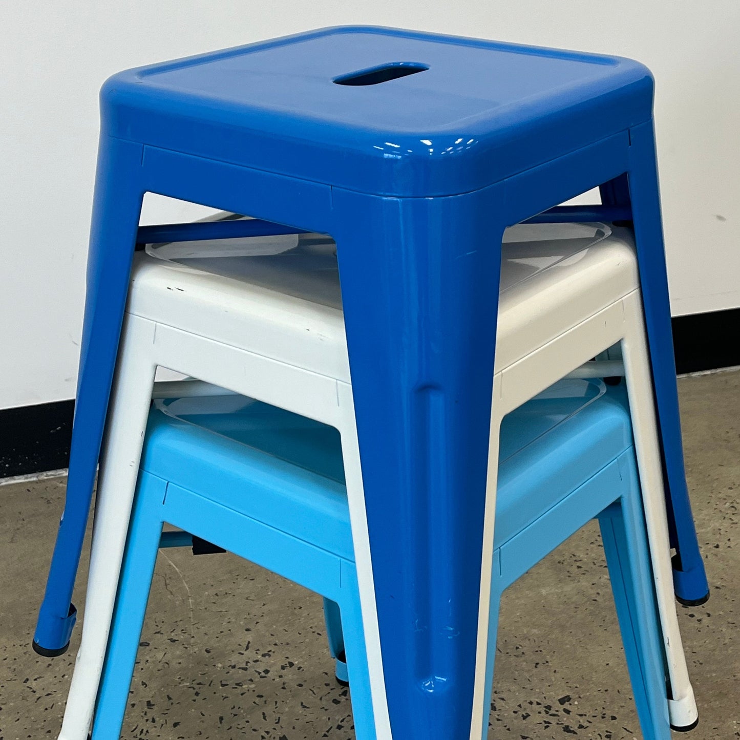 Replica Tolix Cafe Metal Stool White