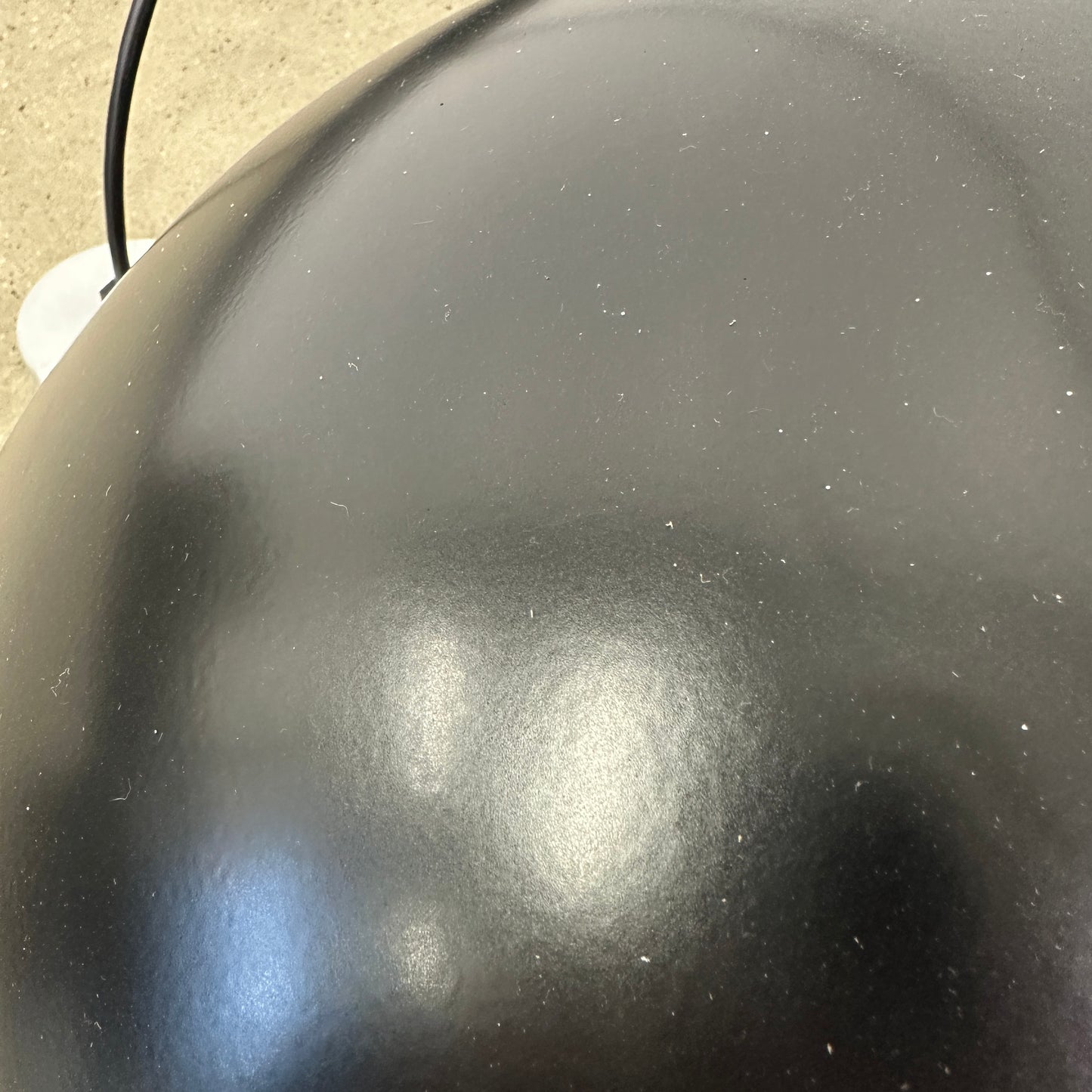 Dome Metal Pendant Light in Black Matte Finish