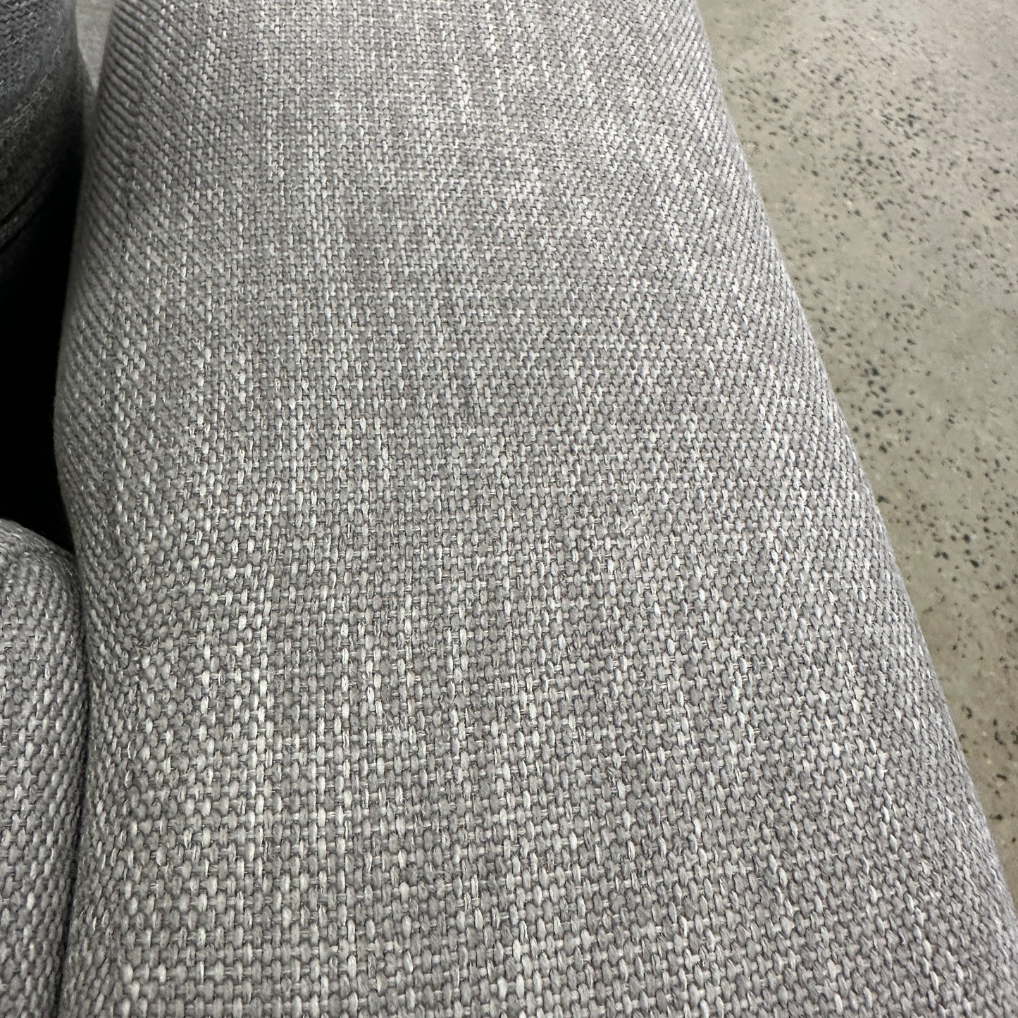 Three Part Modular Corner Couch Light Grey
