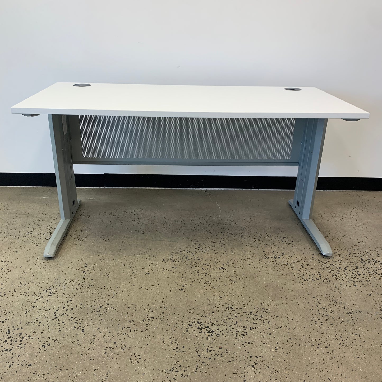 J Burrows Matrix Straight Office Desk White