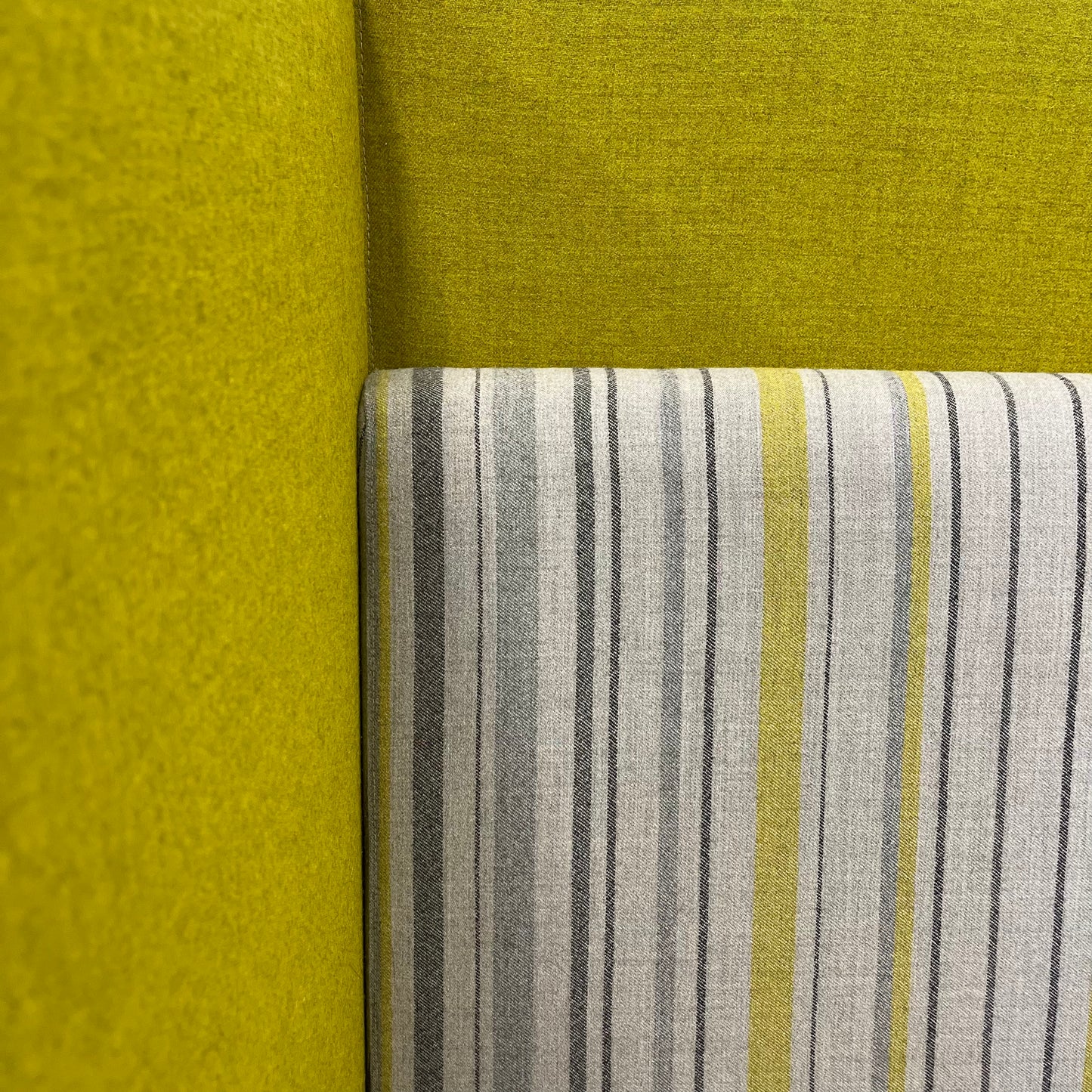 High Back 2 Seater Lounge Booth Yellow
