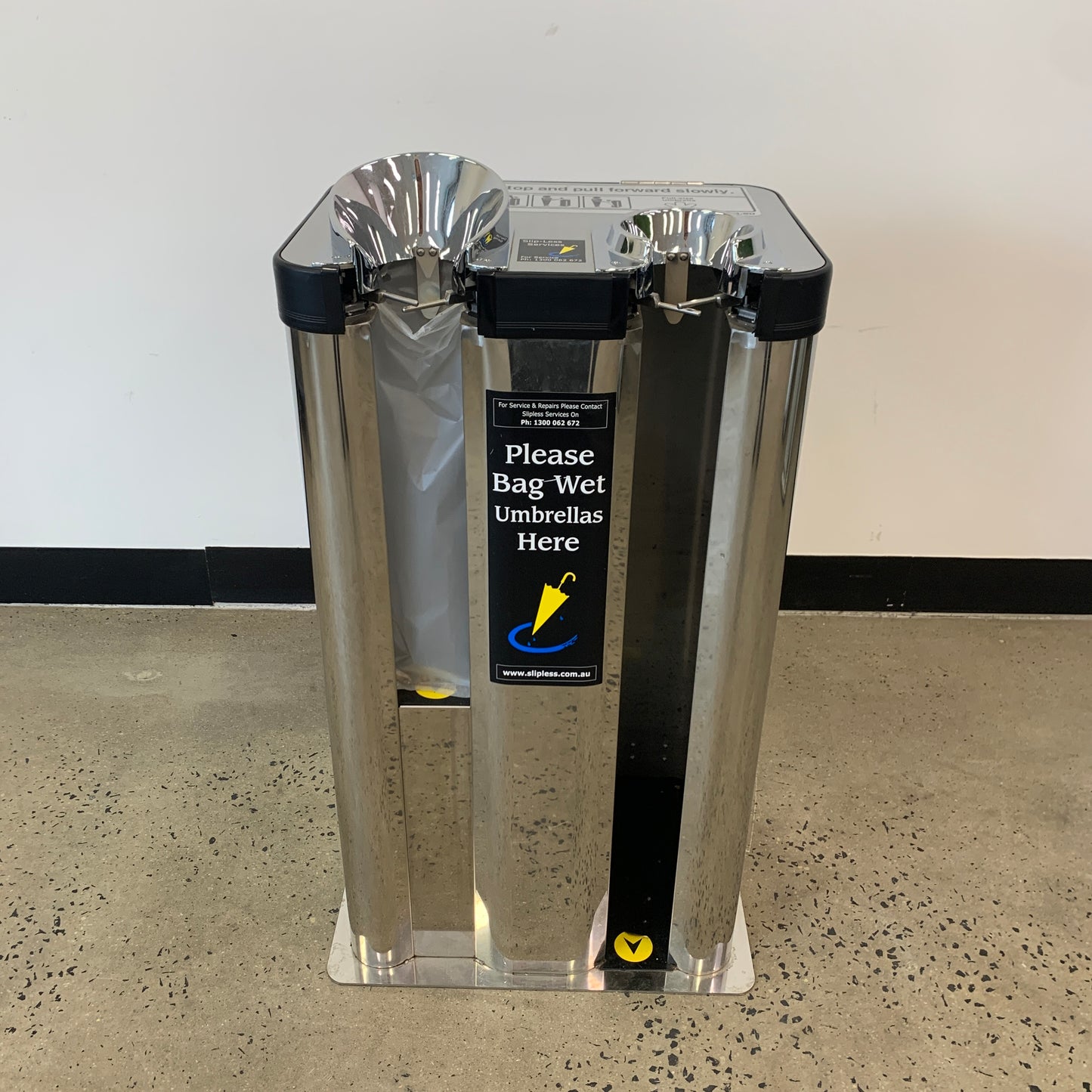 Slipless Dual Wet Umbrella Bagging Machine - Bright Mirror
