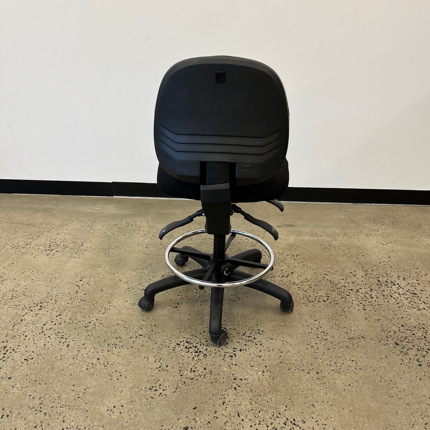 Gregory Inca Black Drafting Chair
