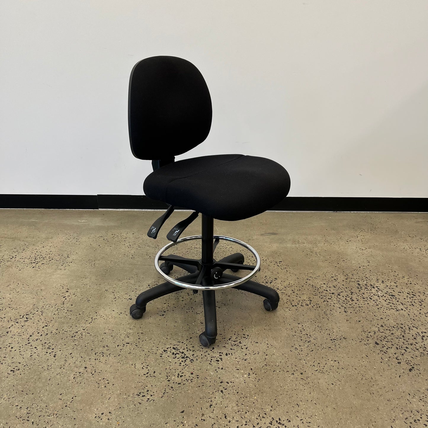 Gregory Inca Black Drafting Chair