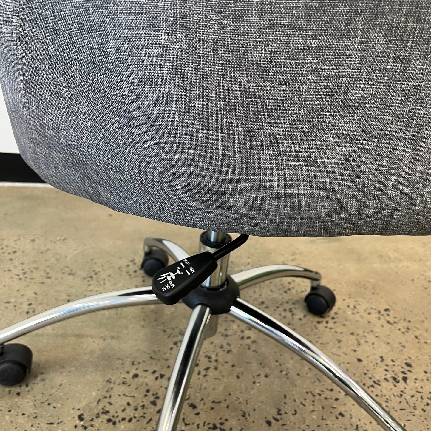 UBIZ Furniture Rover Fabric Executive Office Chair Grey