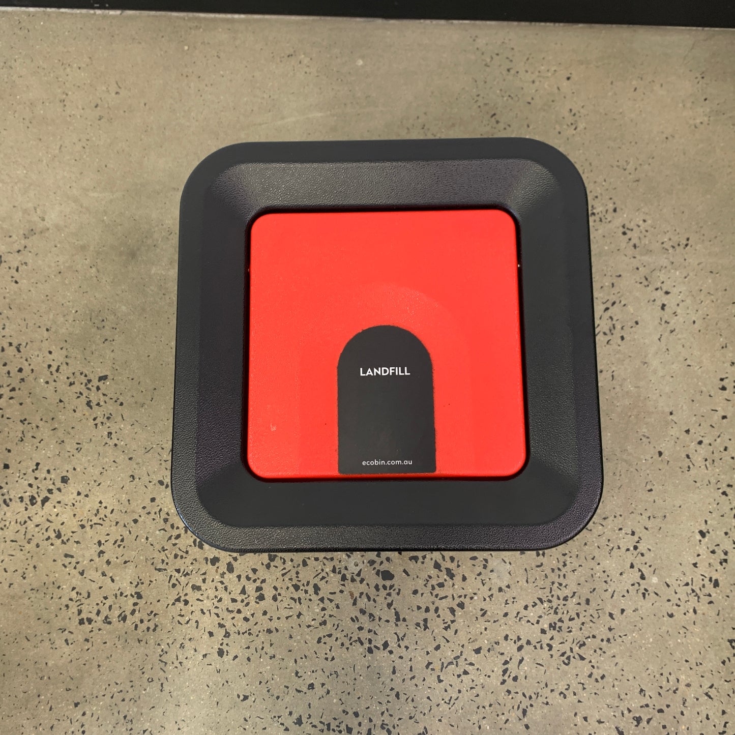 EcoBin Mixed Recycling Bin 'Landfill' Red