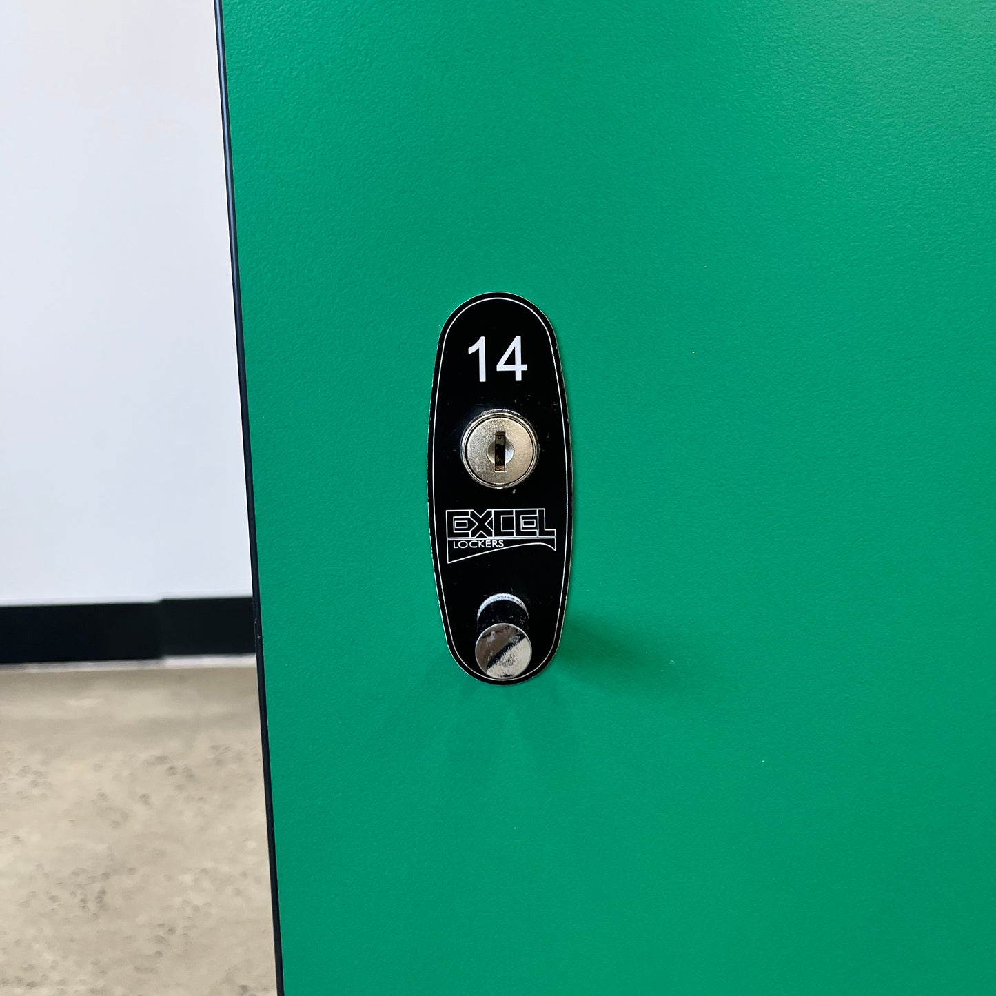 Green Melamine 2 Door Single Bay Locker