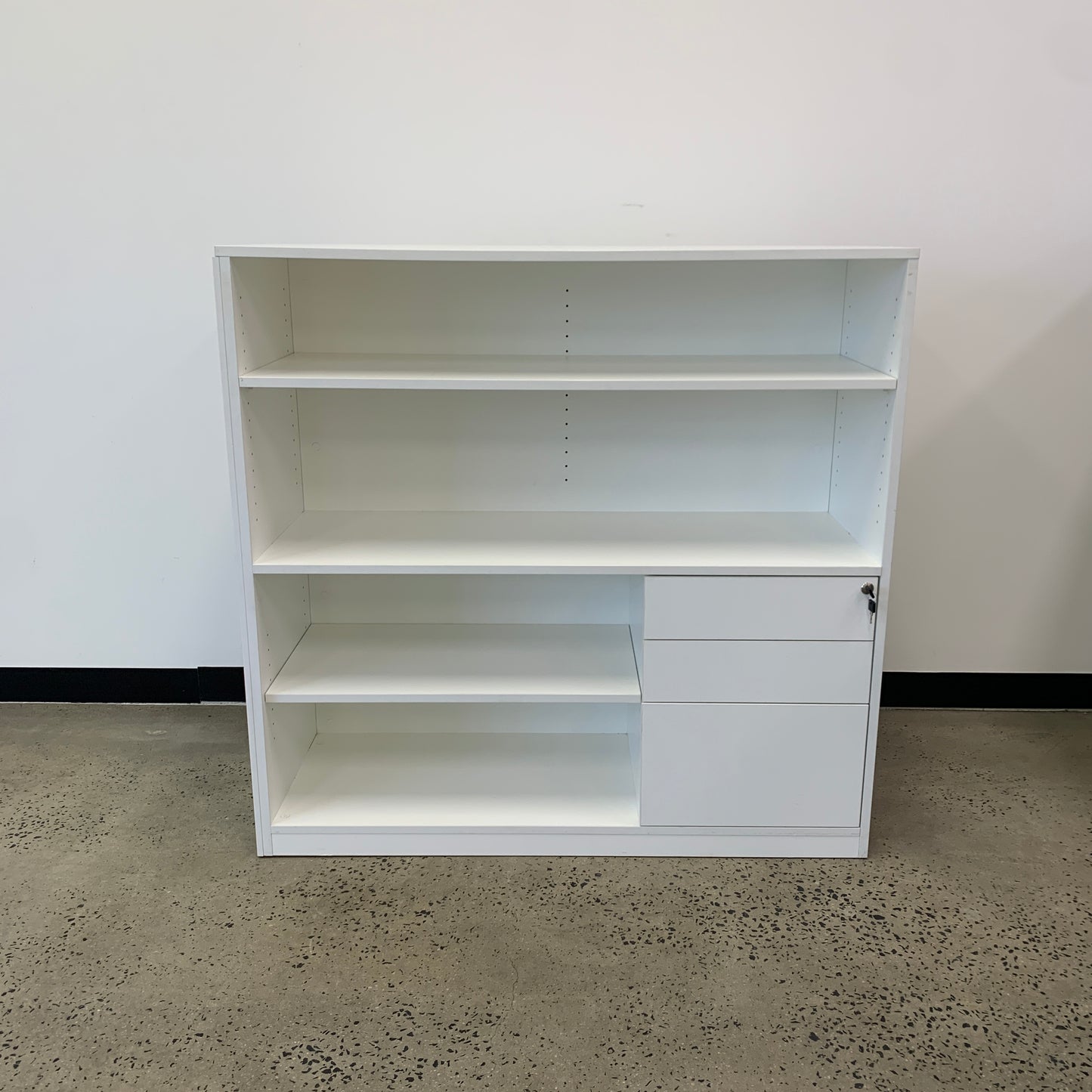 Office Shelving Unit Filing Cabinet White