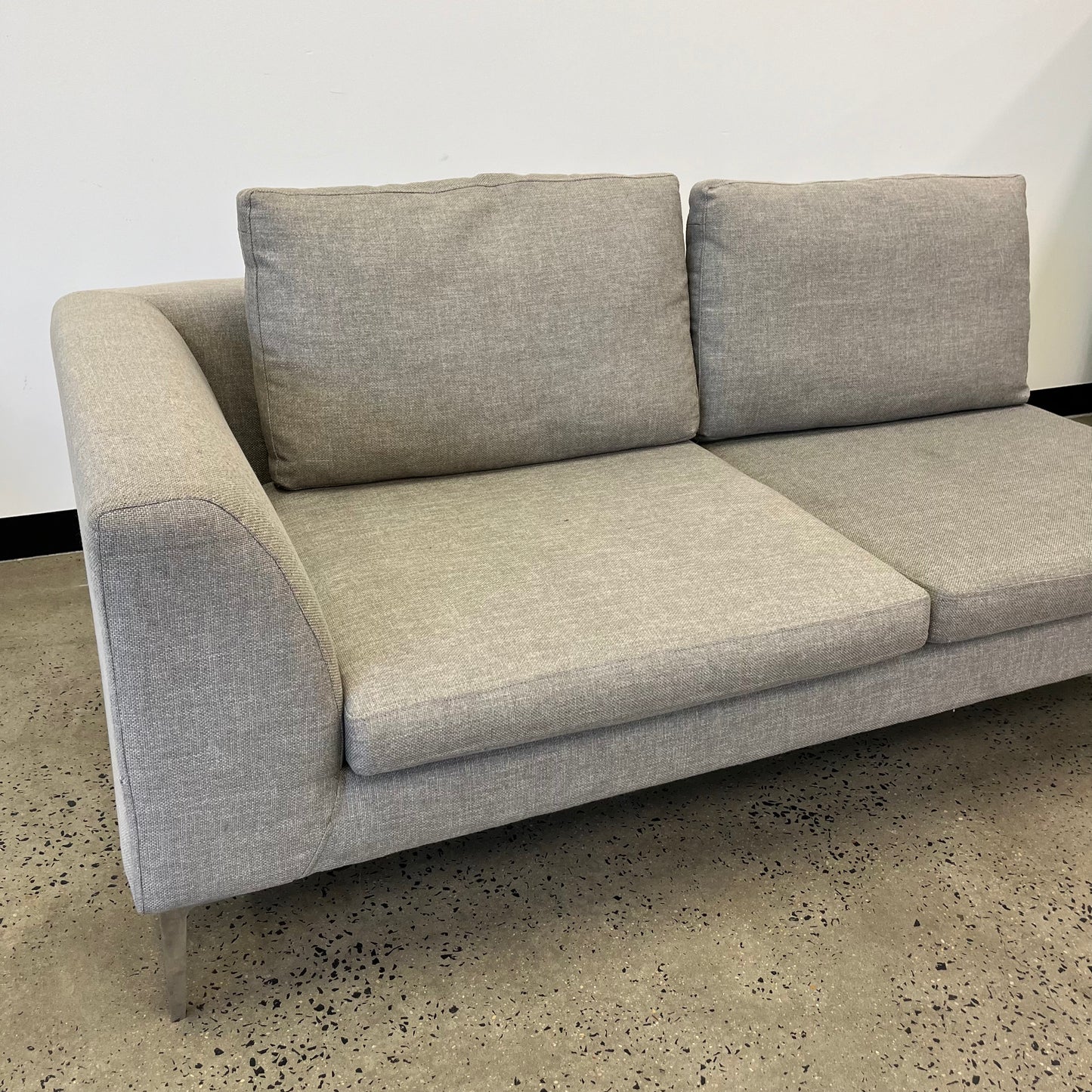 Freedom Hilton MKII Grey Modular 2 Seater Sofa Right