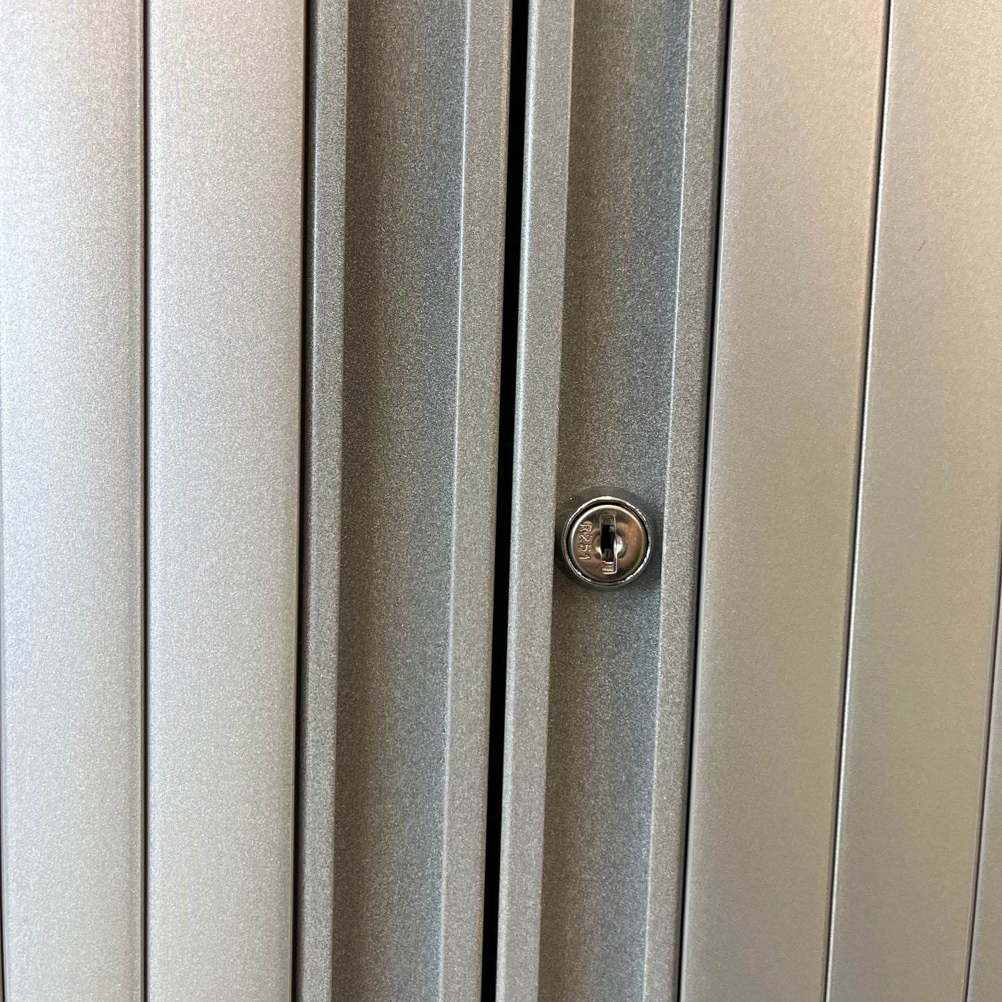 Schiavello Large Tambour Grey with Keys