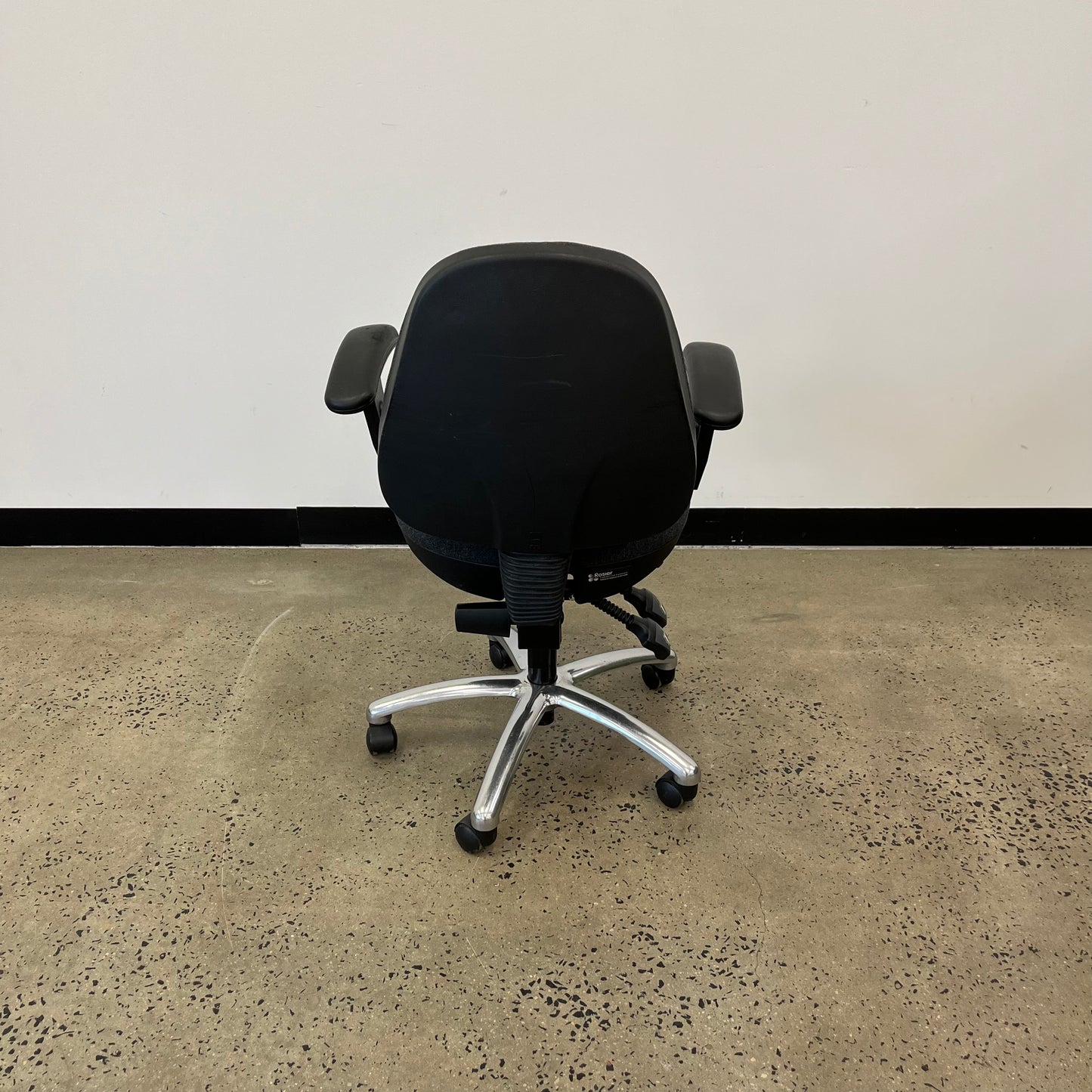 Rosier Delta Plus Charcoal Office Task Chair