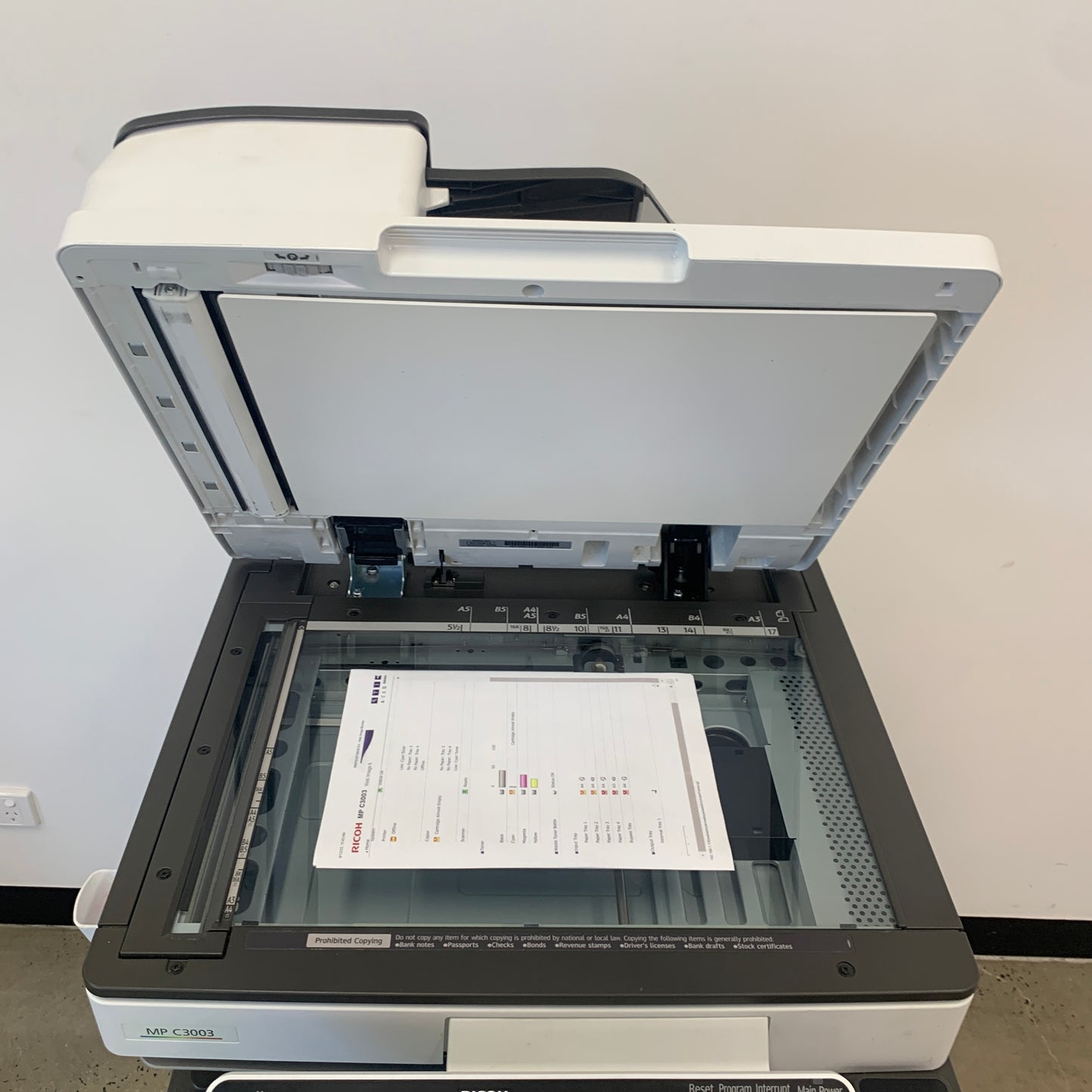 Ricoh MP C 3003 Multi-Function Device Printer Scanner