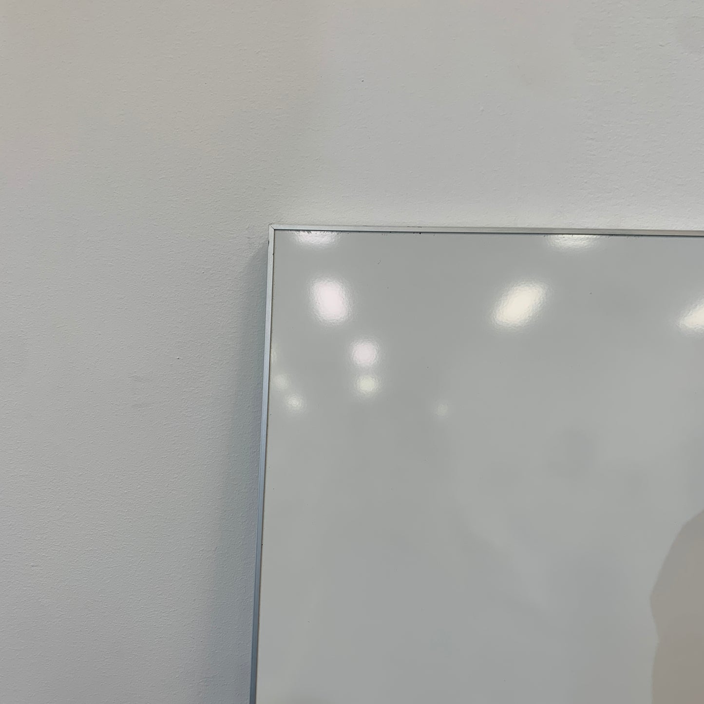 Slimline Magnetic Whiteboard with Shelf Medium