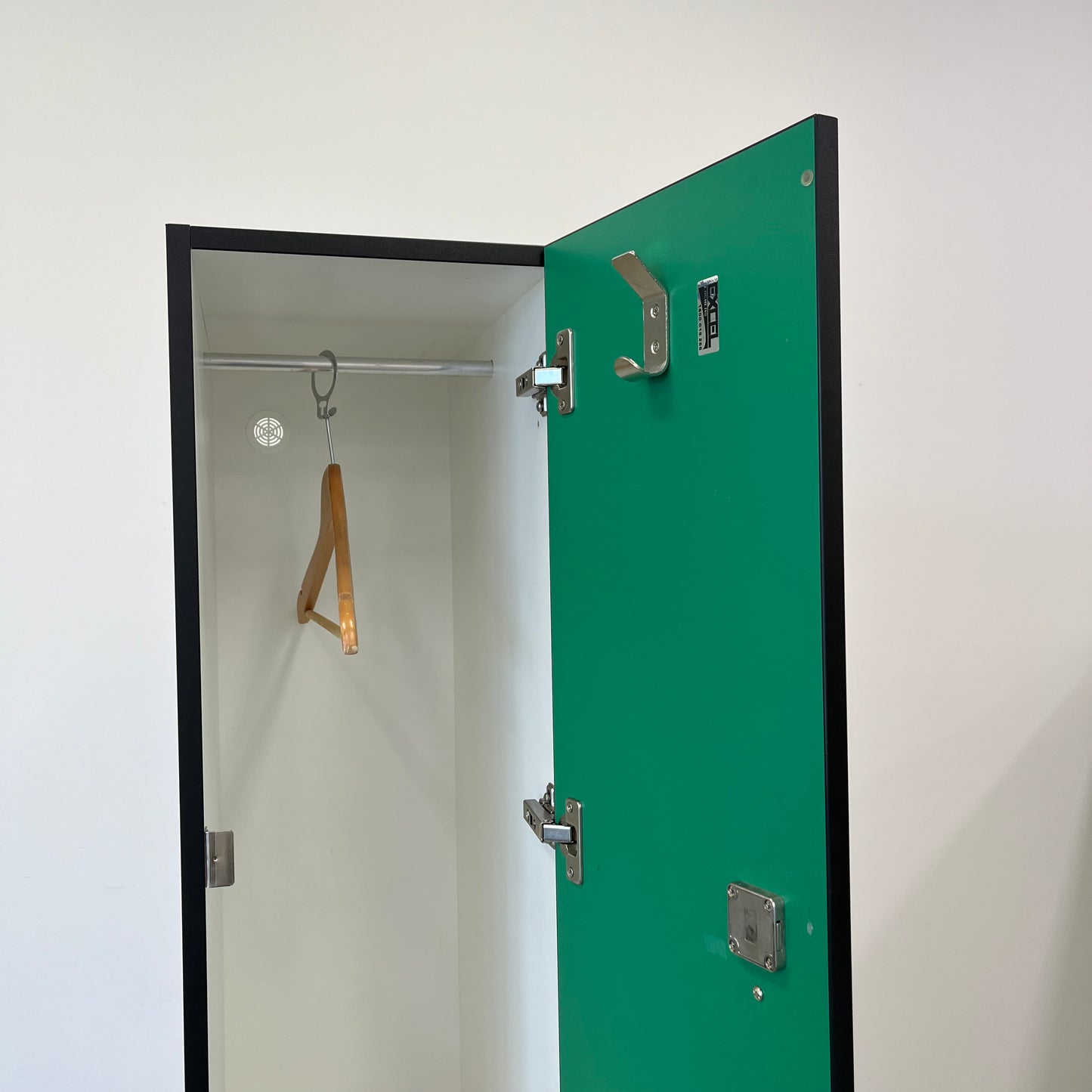 Green Melamine 2 Door Single Bay Locker