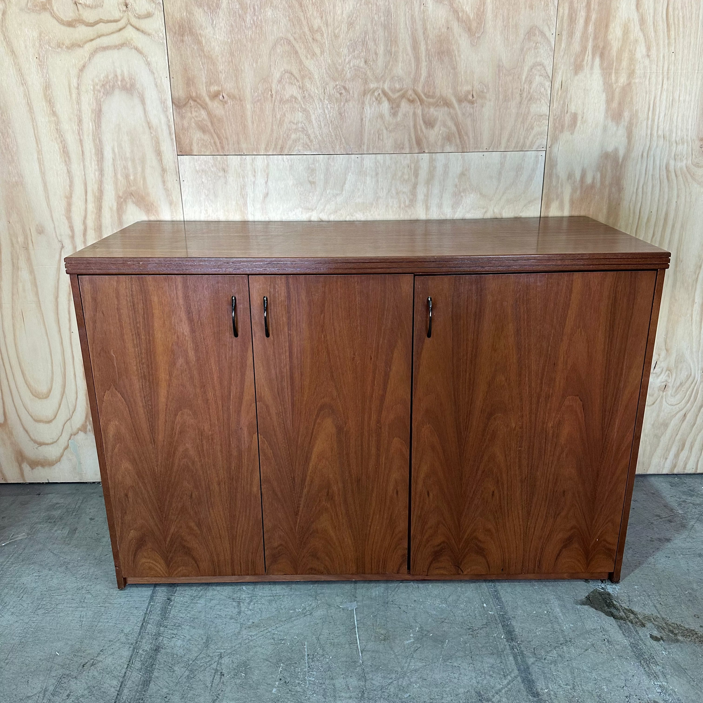 Custom Sideboard with Built-In Fridge