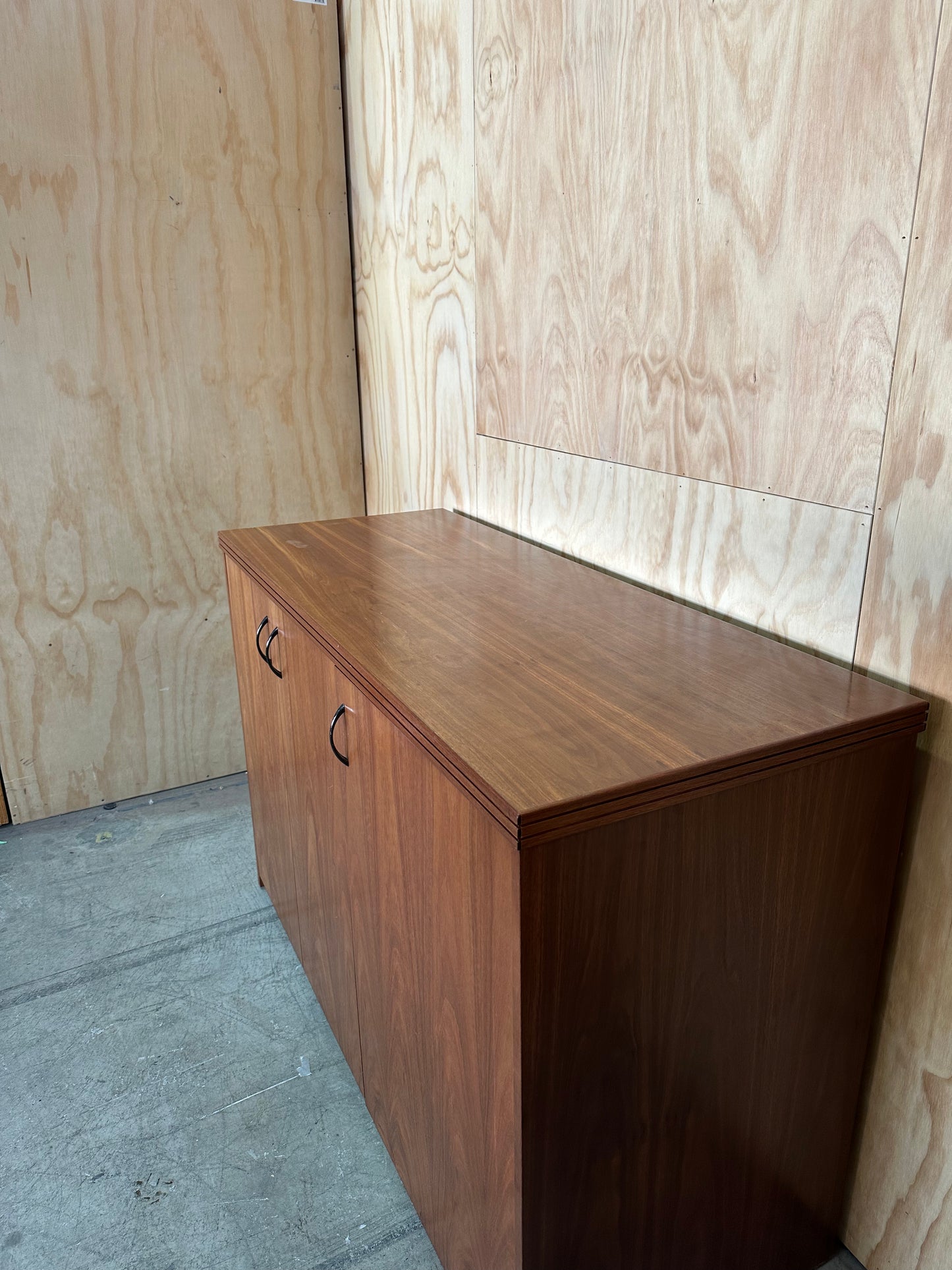 Custom Sideboard with Built-In Fridge