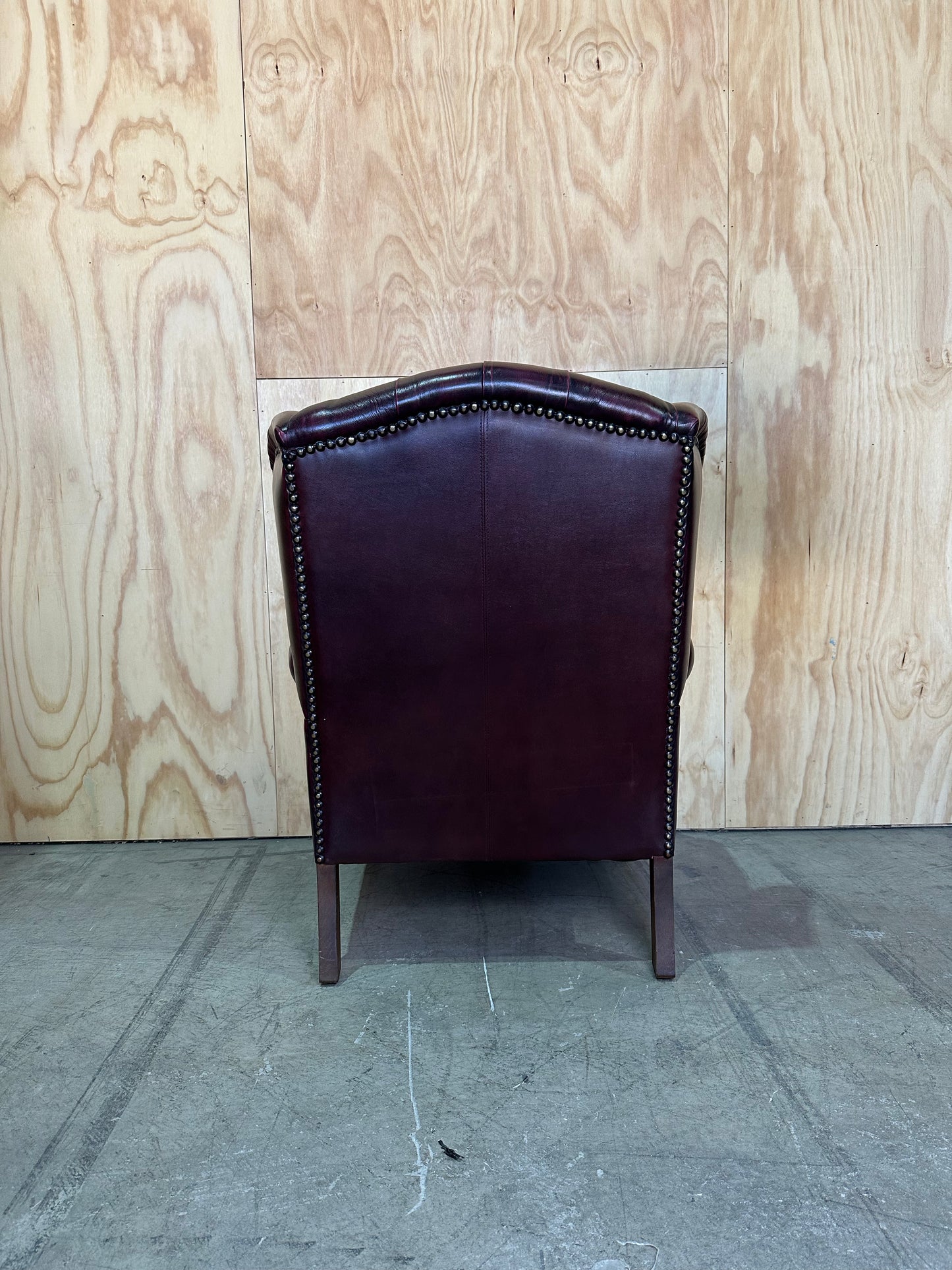 Dunhill Chesterfield Prince of Wales wingback chair