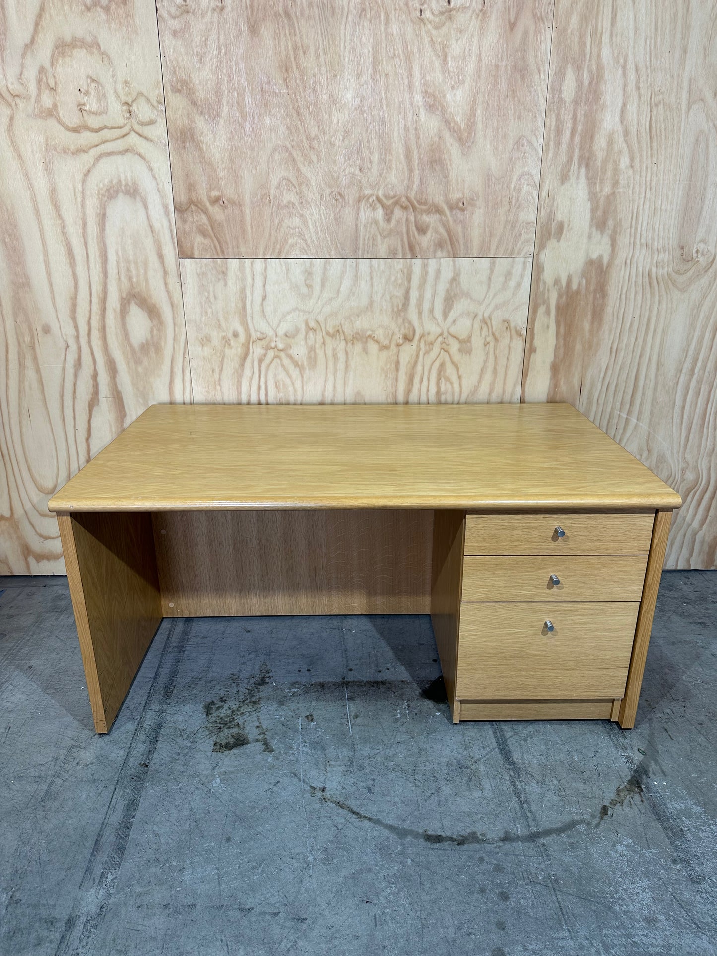 Timber Desk and Drawers