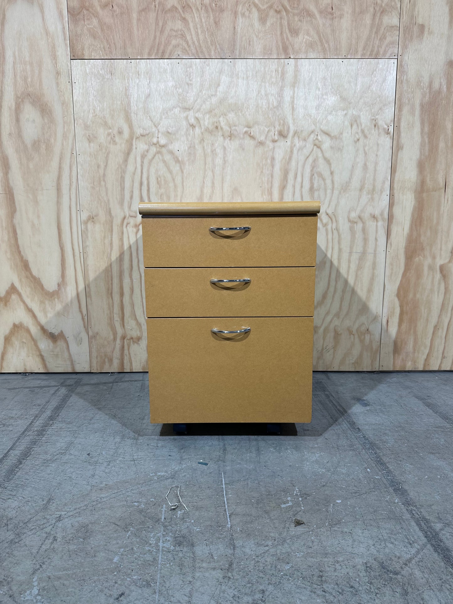 Timber 3 drawer pedestal