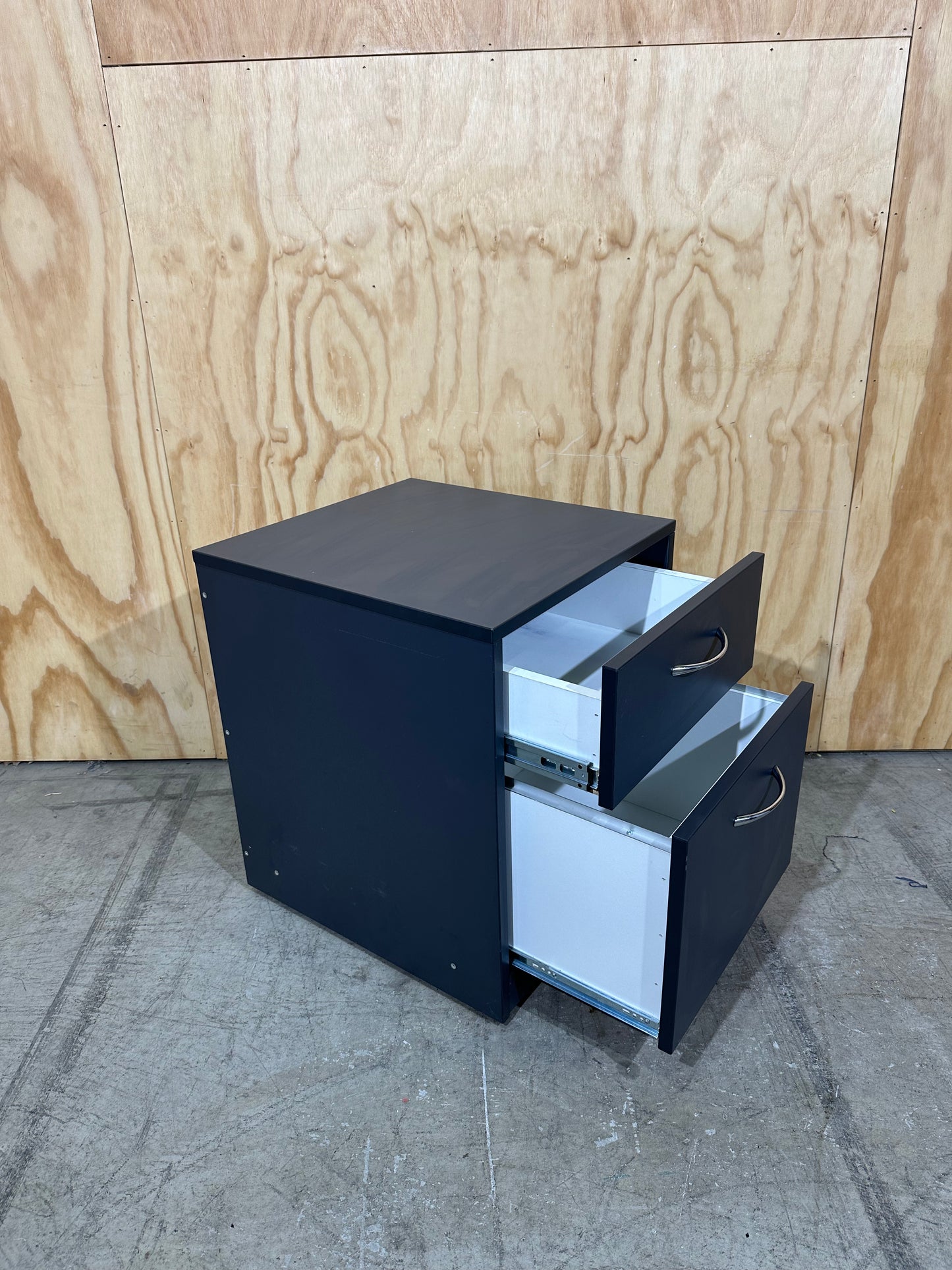 Charcoal 2 Drawer Pedestal