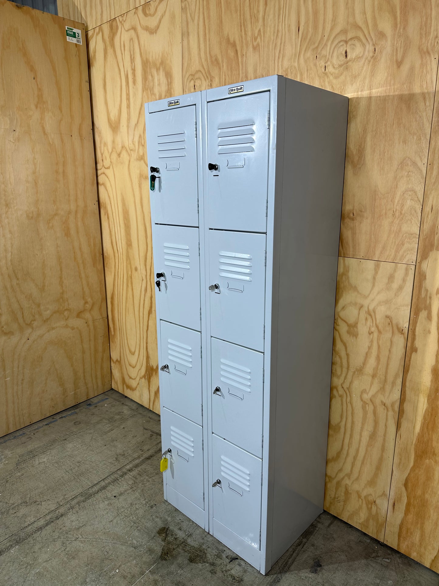 EliteBuilt Locker Double Bay Grey