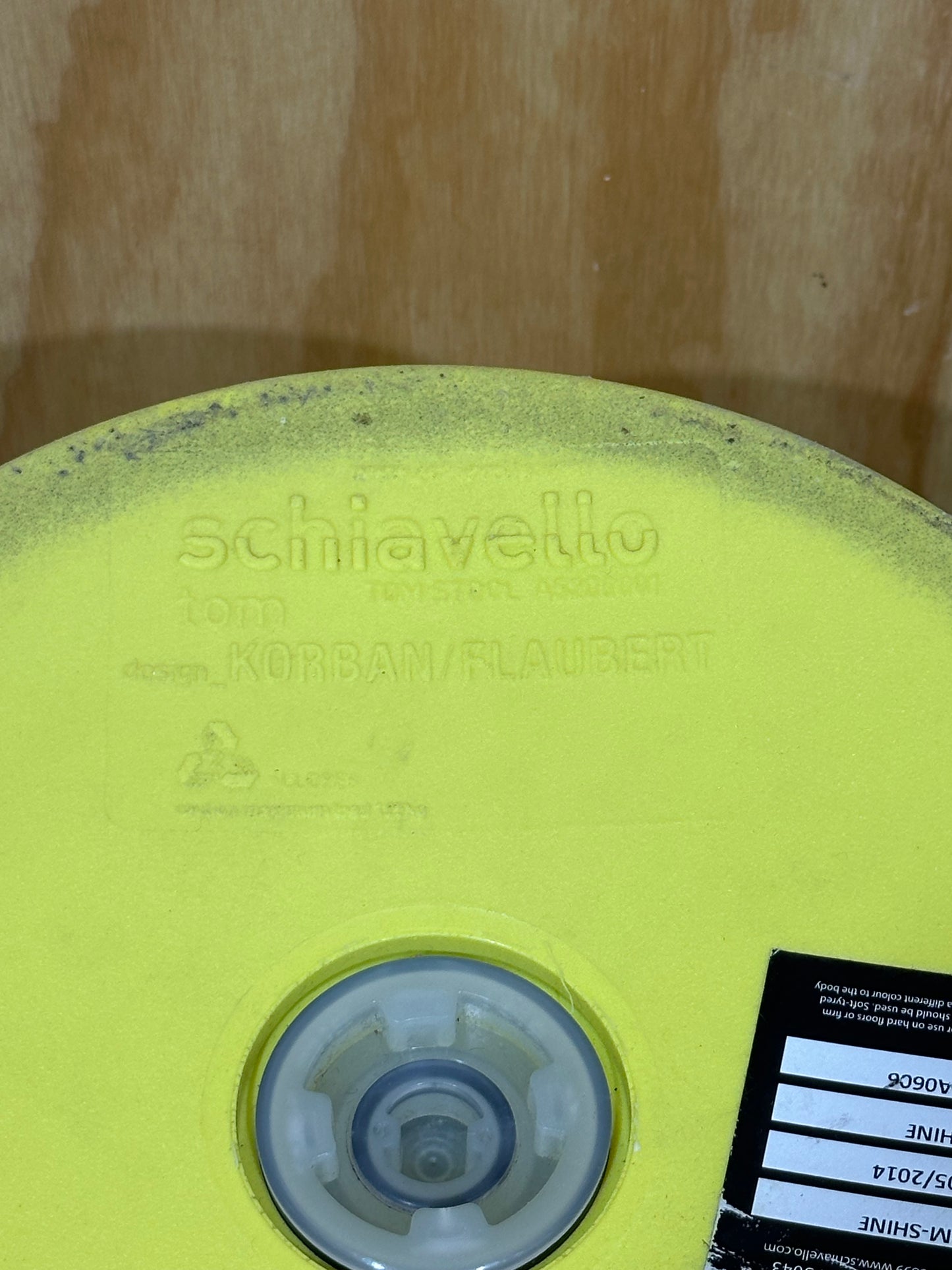 Schiavello Tom stool yellow