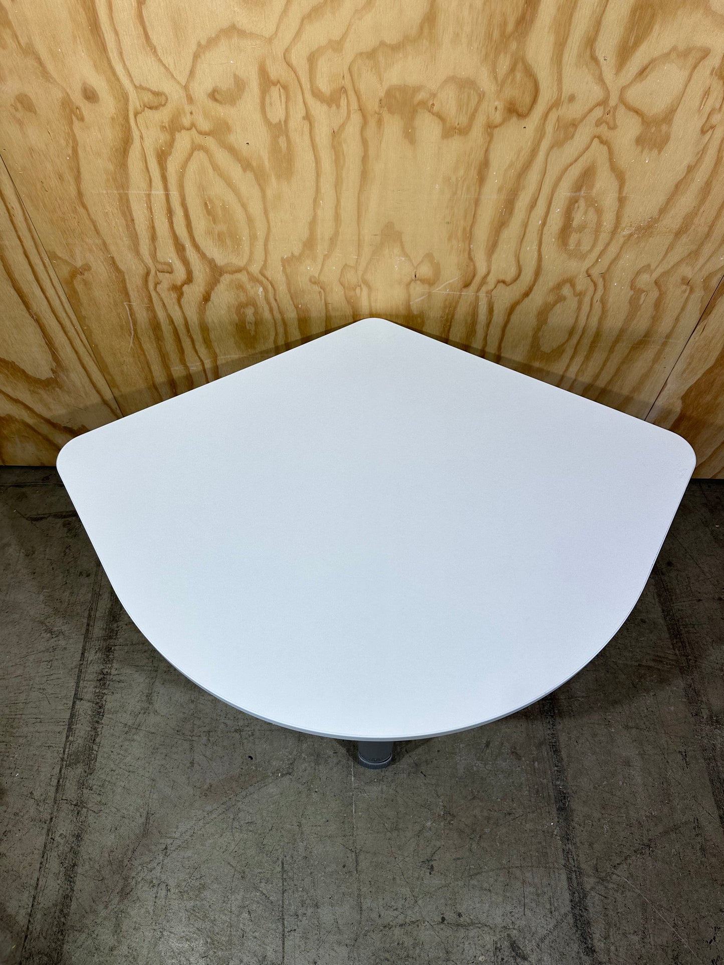 Steelcase coffee table in 'shield' shape