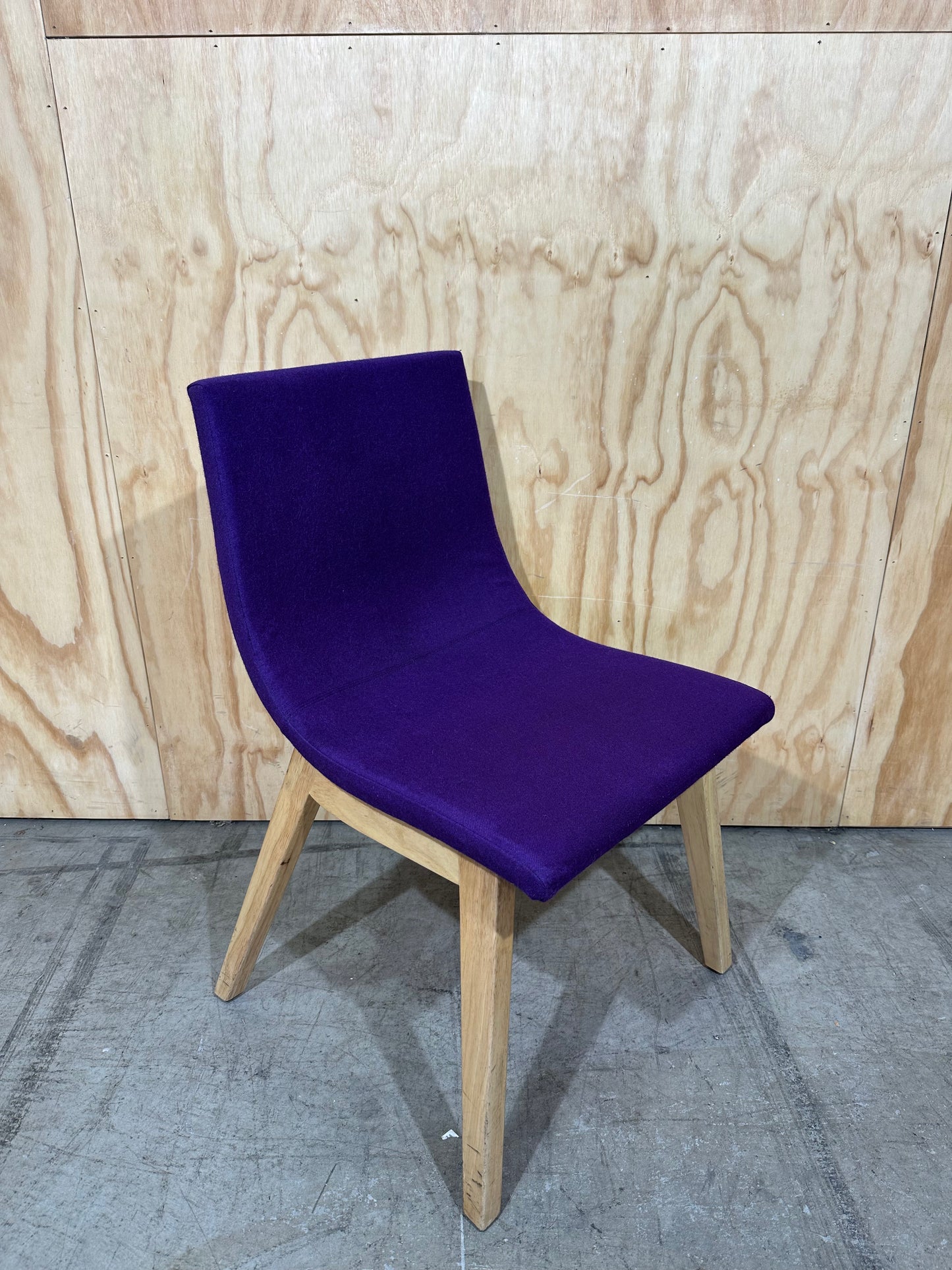 ECF HFA Jigsaw timber chair purple