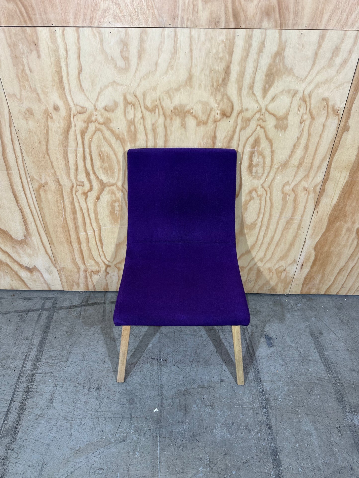 ECF HFA Jigsaw timber chair purple