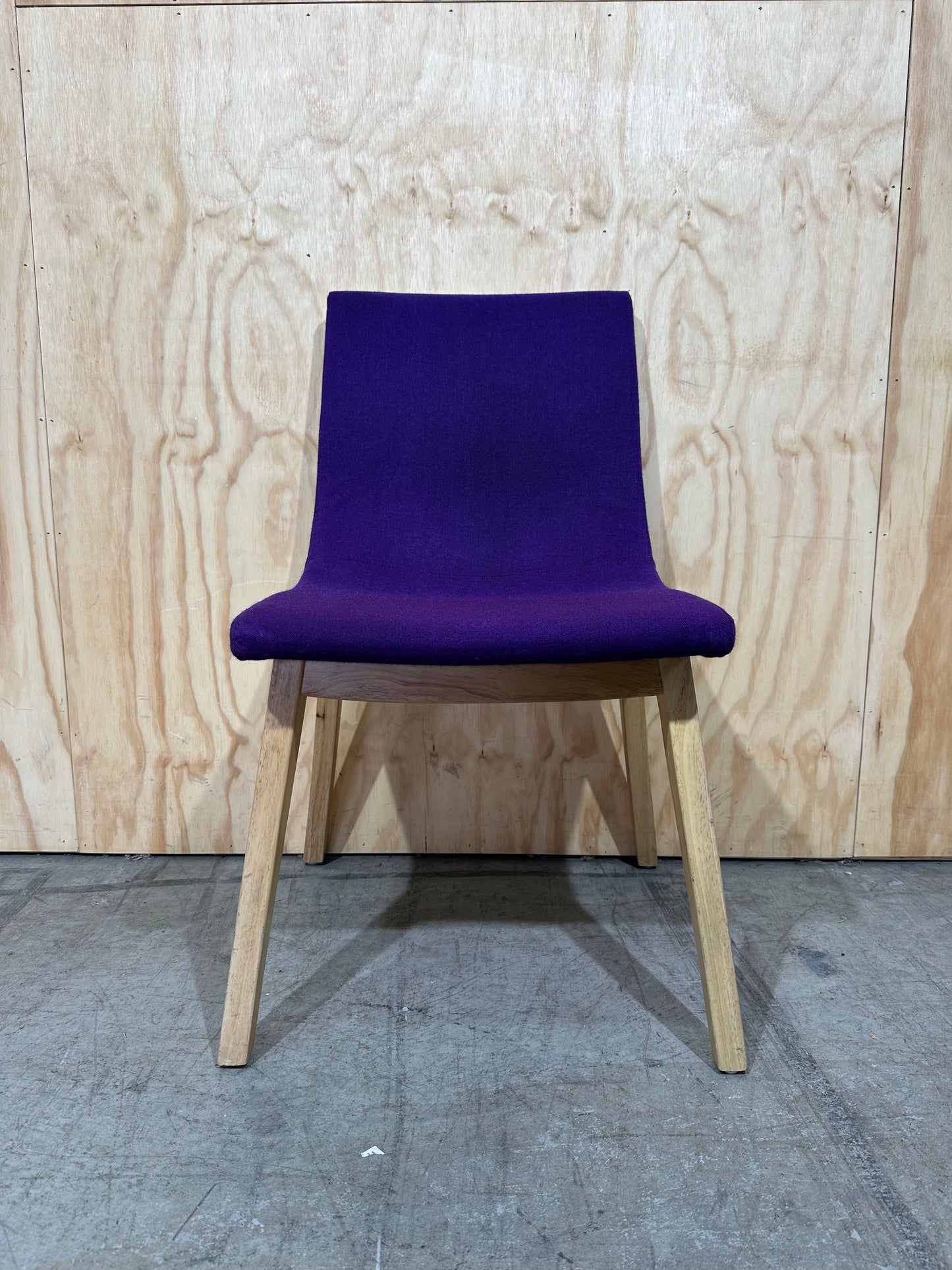 ECF HFA Jigsaw timber chair purple