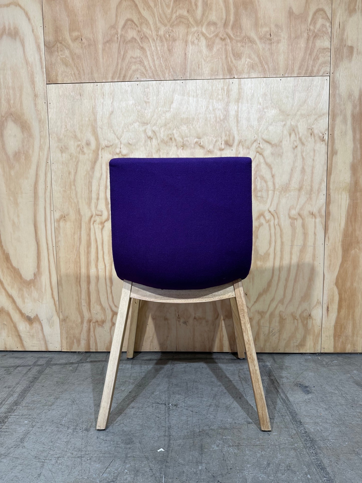 ECF HFA Jigsaw timber chair purple