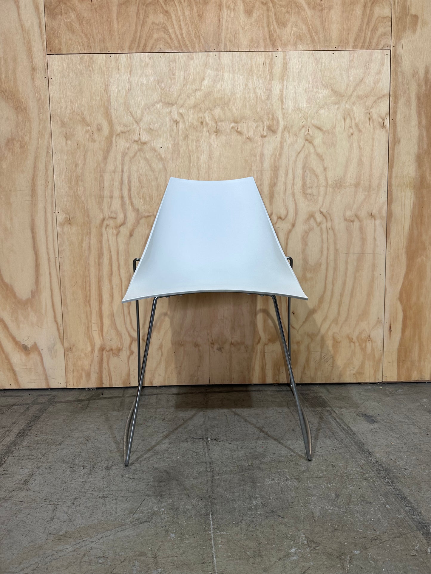 Casprini Hoop Sled chair white