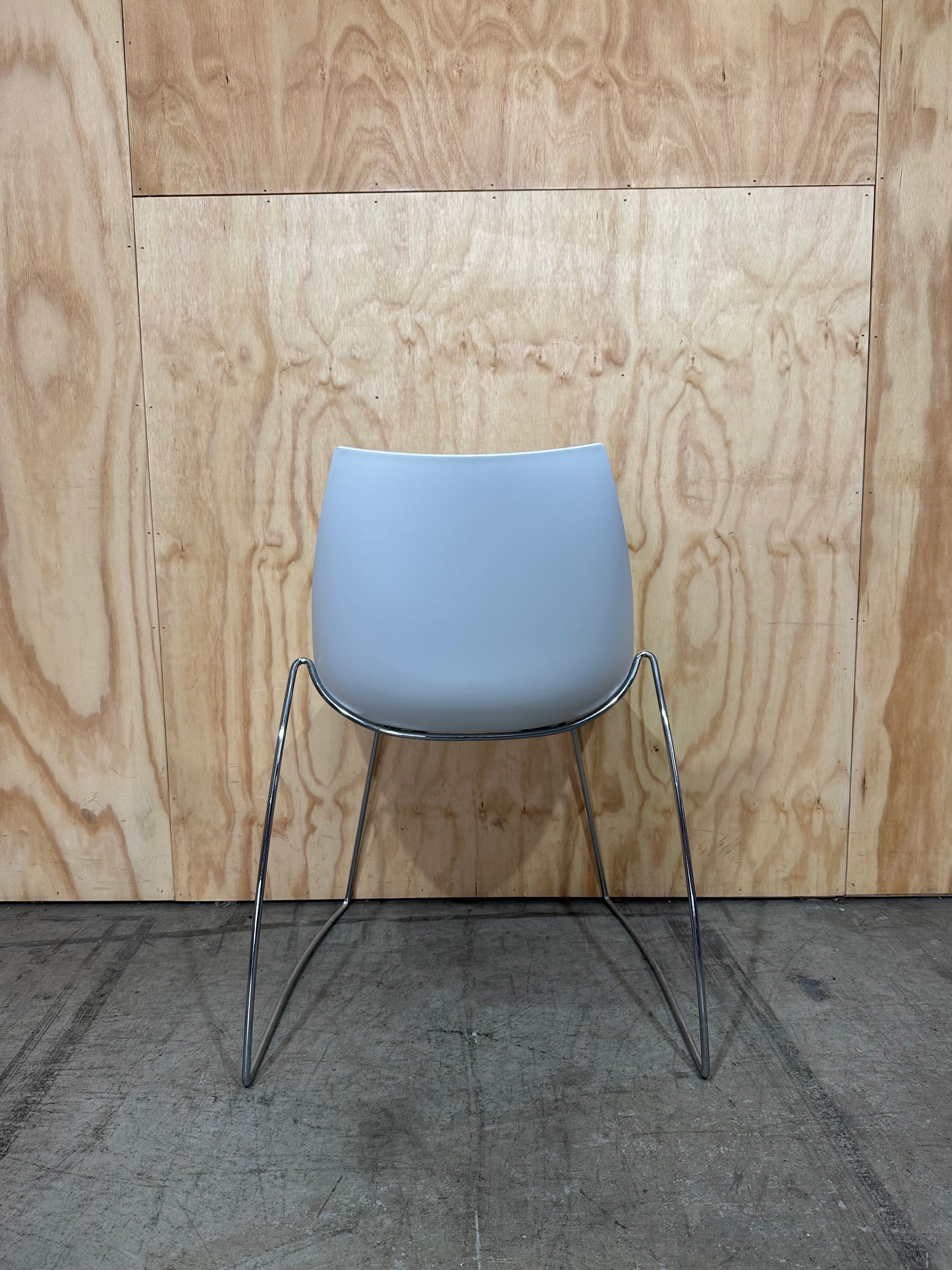Casprini Hoop Sled chair white