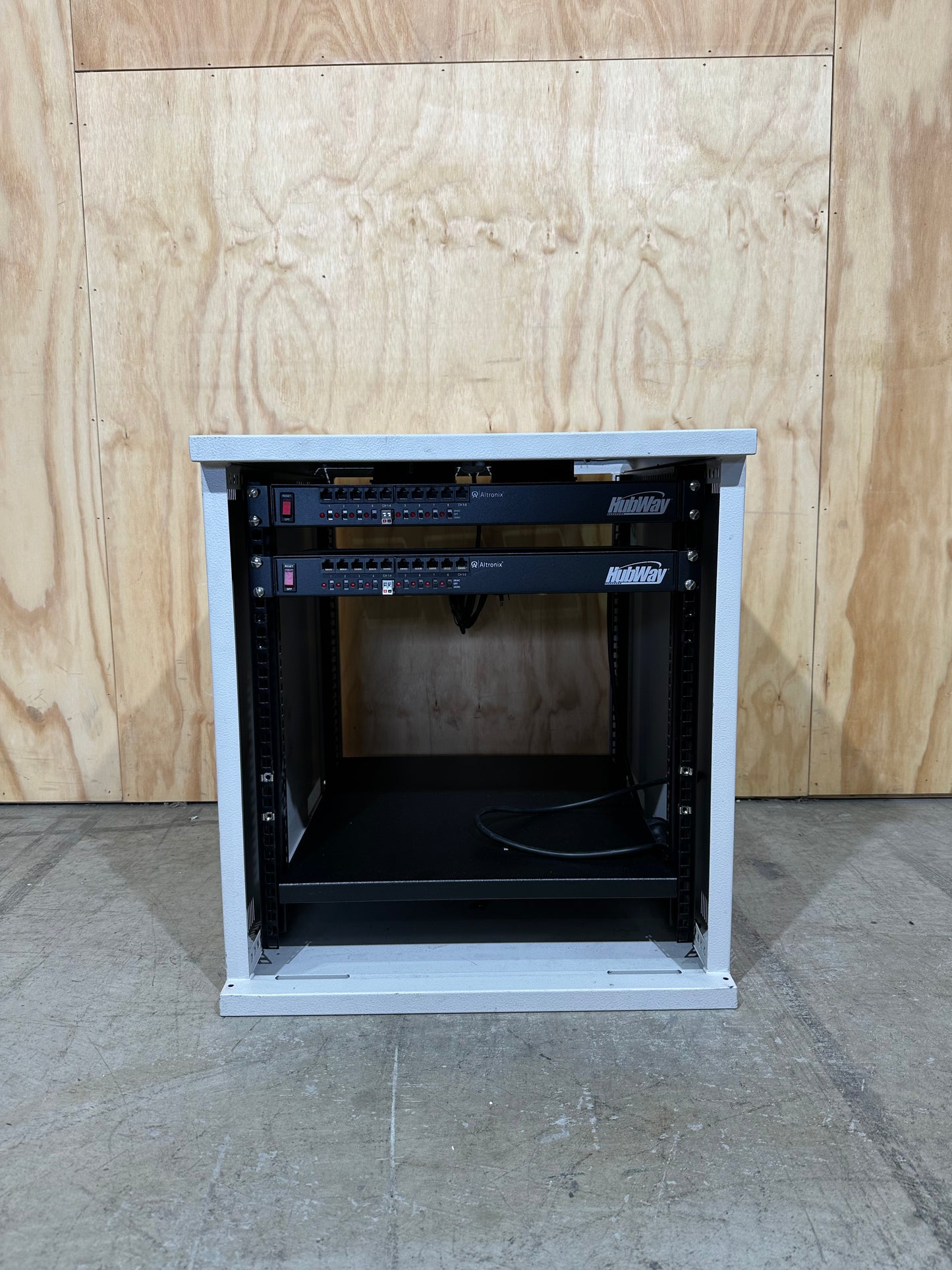 2x Altronix Hubway Video Console/Extender in rack