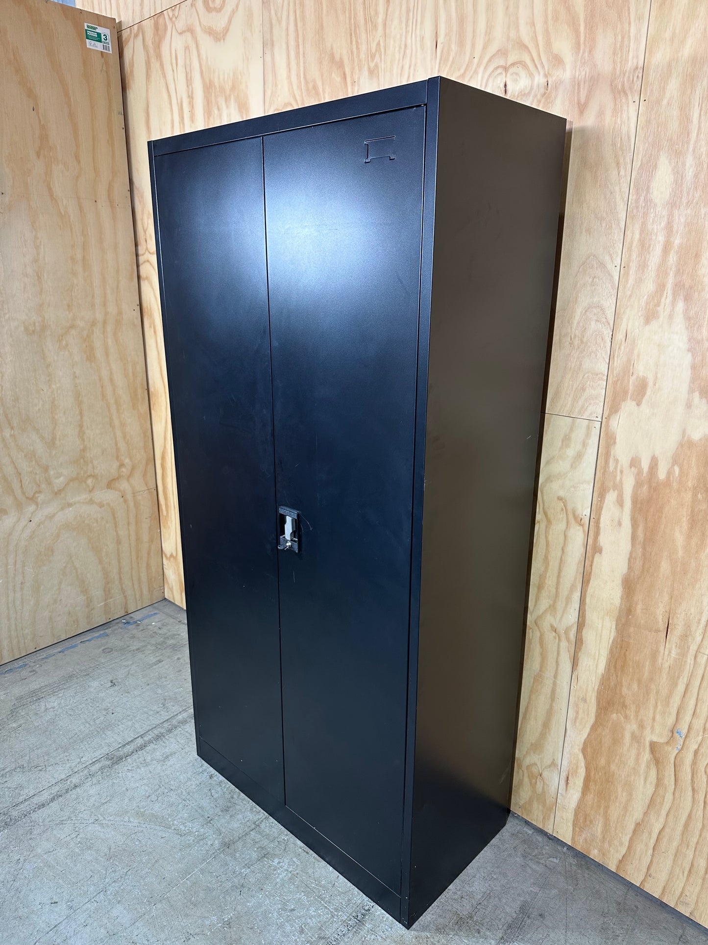 Black 2 door cupboard