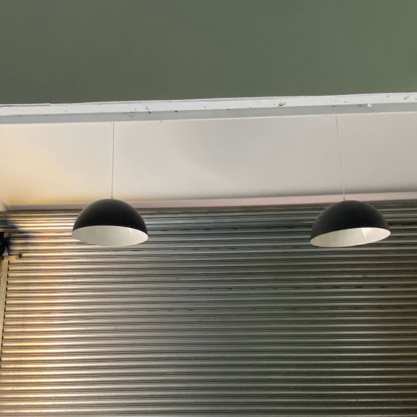 Dome Metal Pendant Light in Black Matte Finish